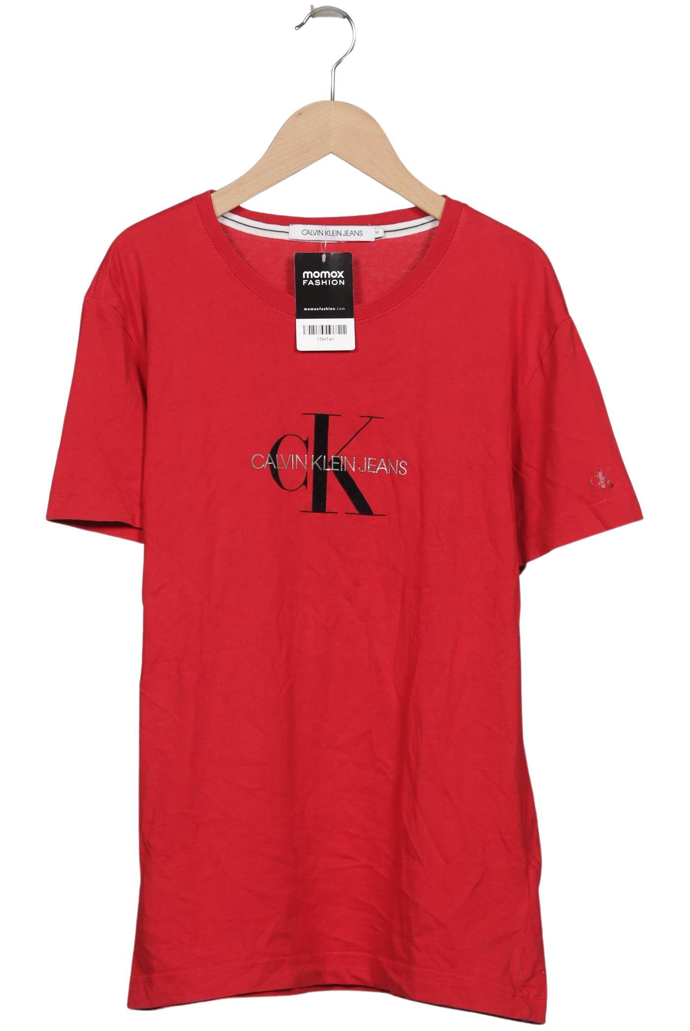 

Calvin Klein Jeans Damen T-Shirt, rot, Gr. 38