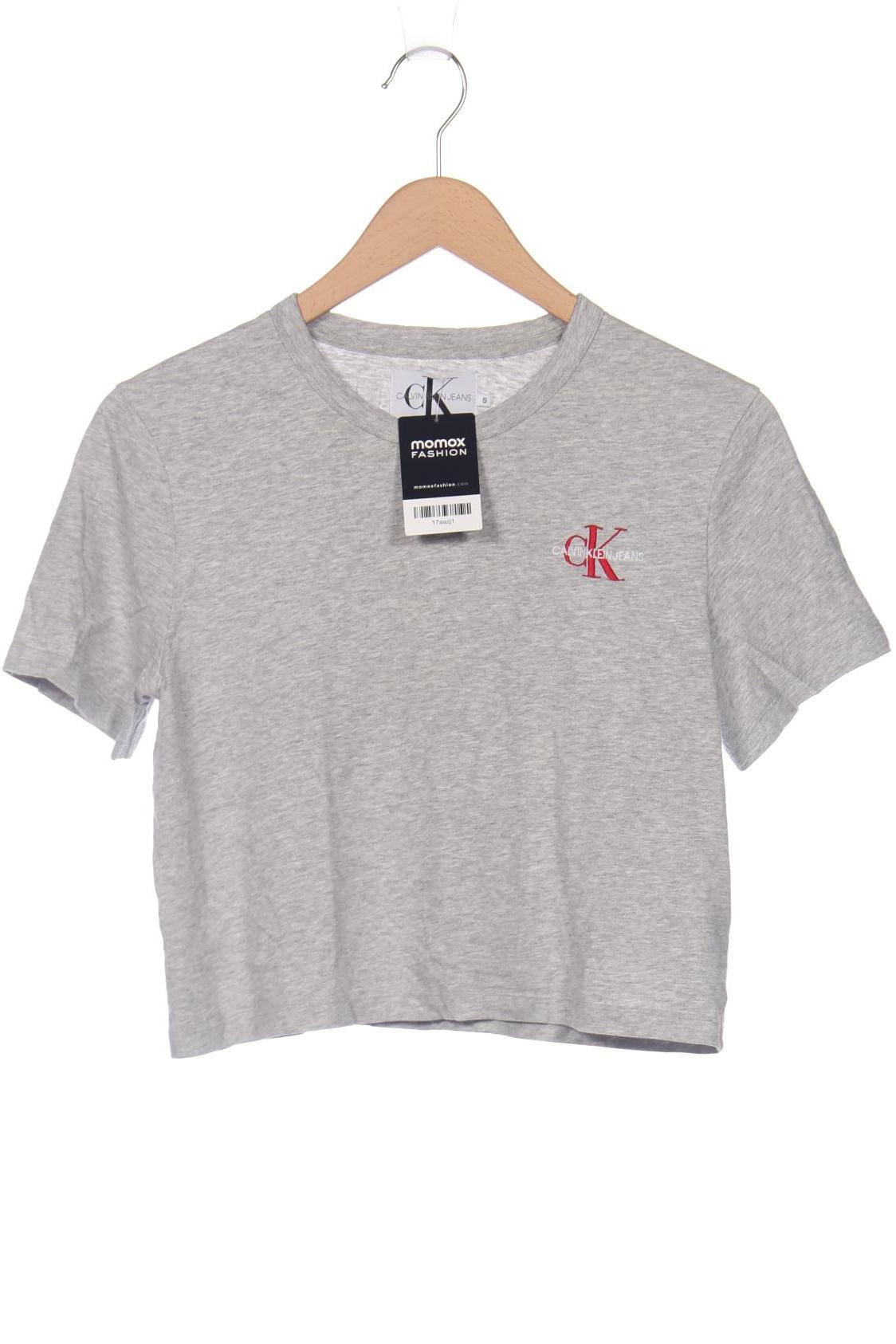 

Calvin Klein Jeans Damen T-Shirt, grau, Gr. 36