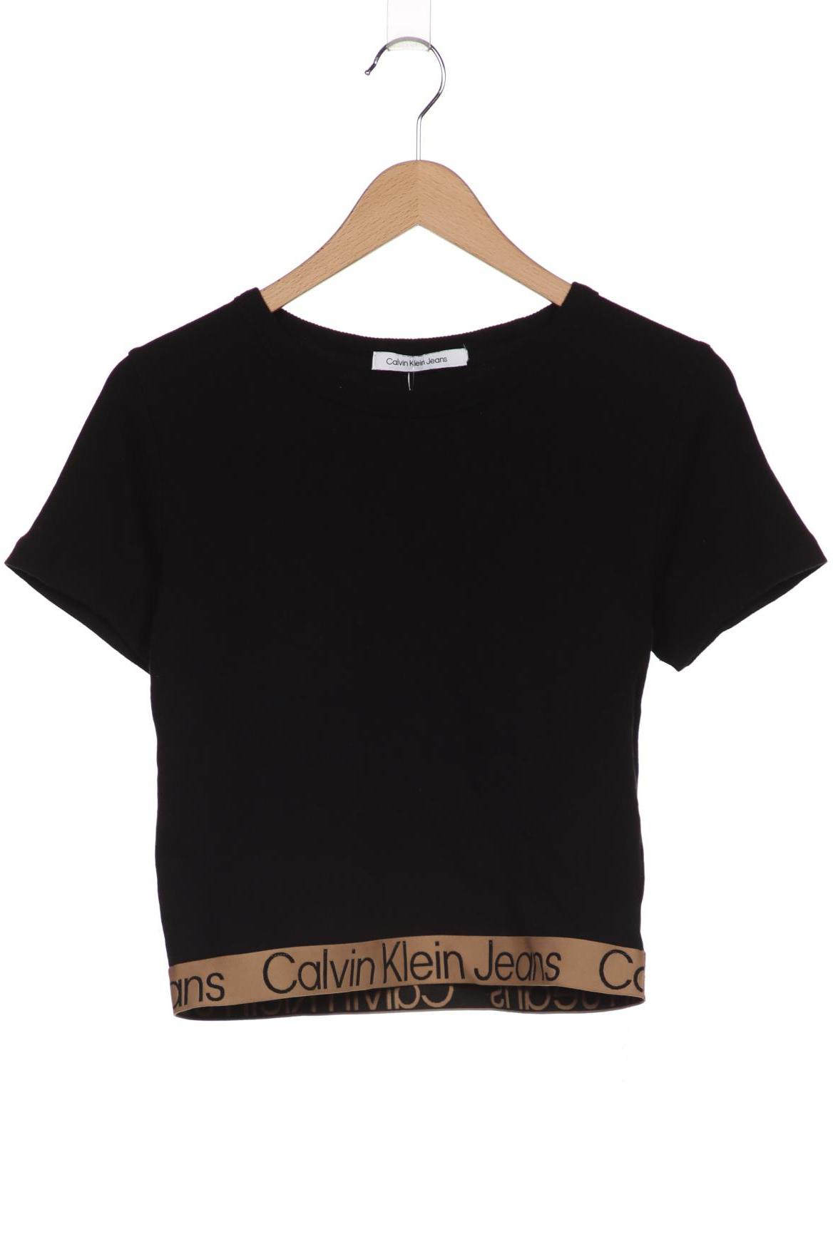

Calvin Klein Jeans Damen T-Shirt, schwarz, Gr. 34