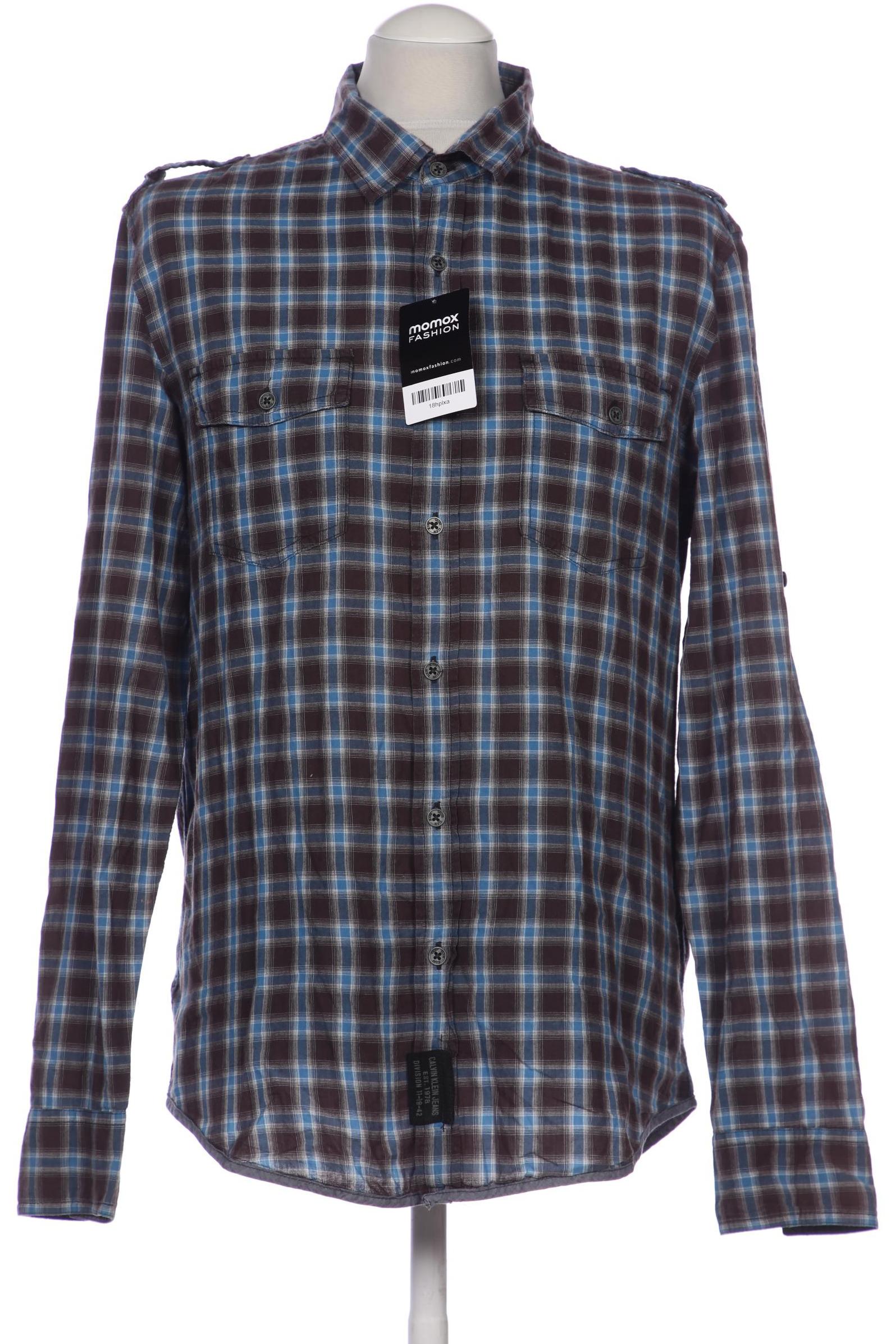 

Calvin Klein Jeans Herren Hemd, blau