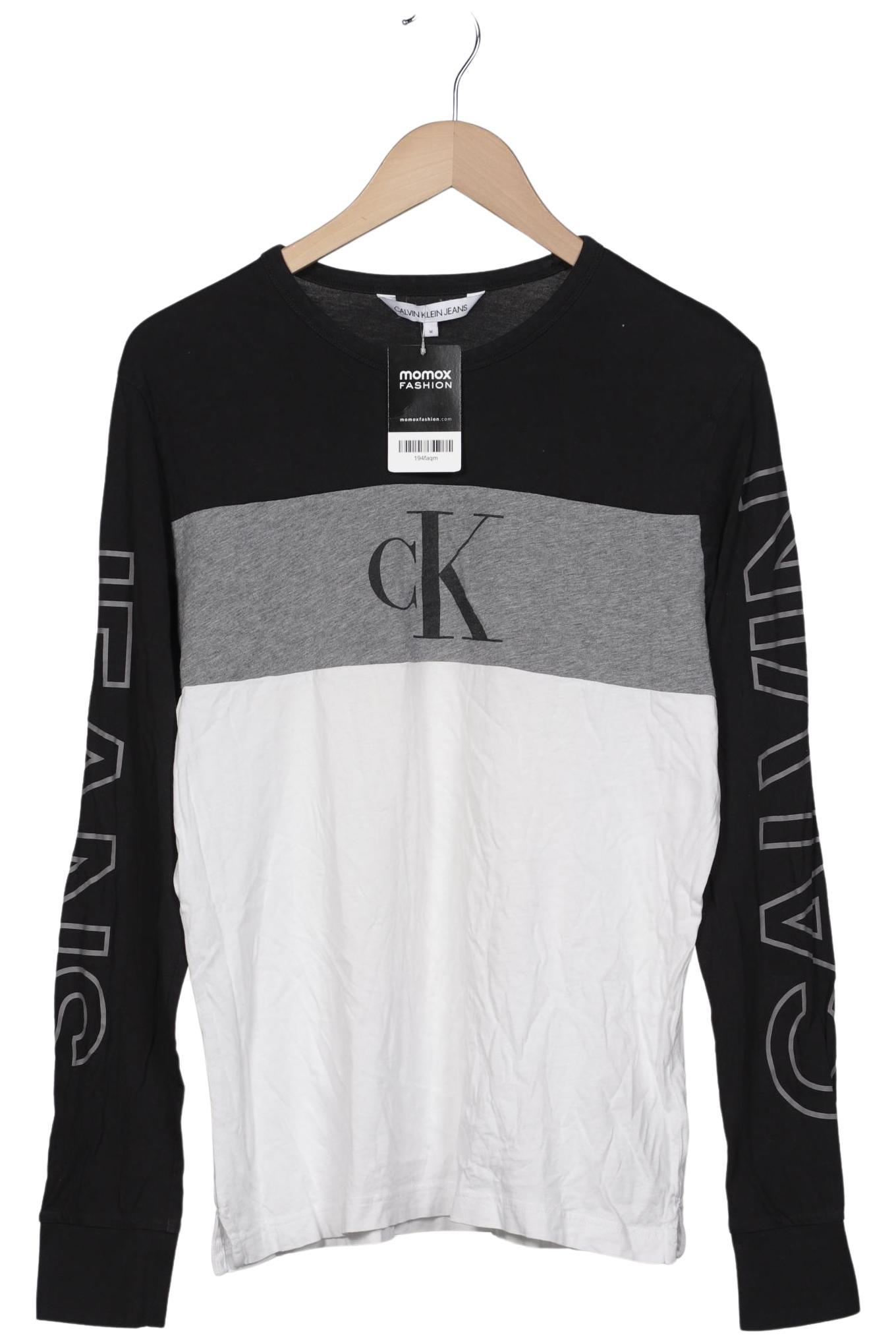 

Calvin Klein Jeans Herren Langarmshirt, weiß, Gr. 48