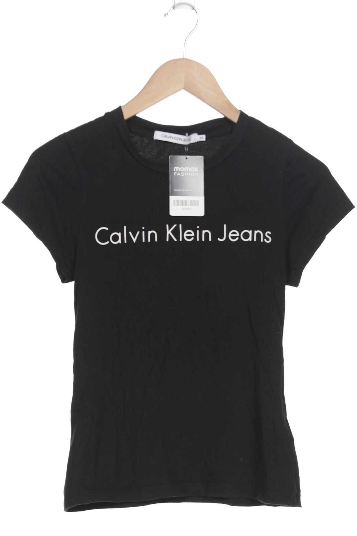 

Calvin Klein Jeans Damen T-Shirt, schwarz, Gr. 34