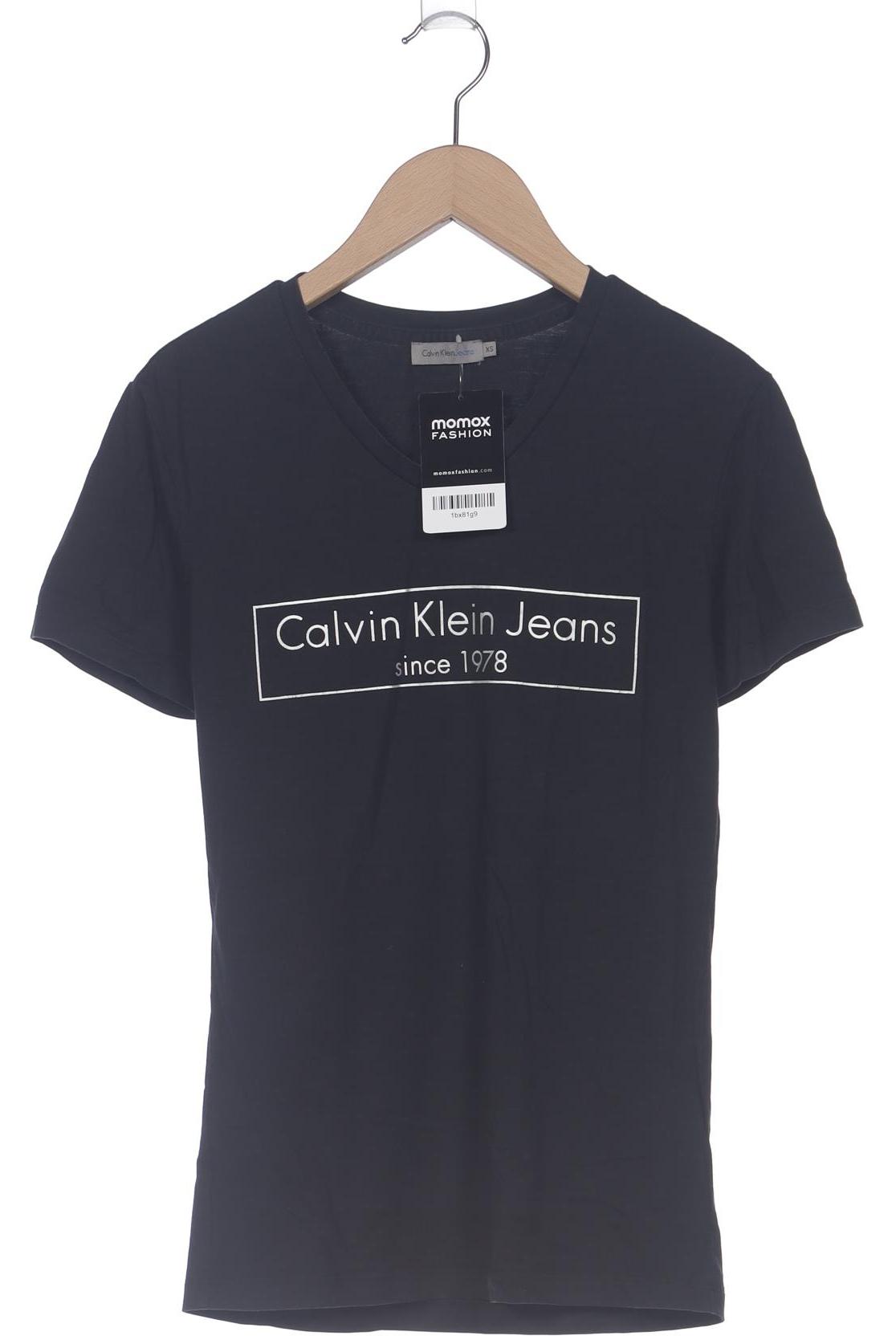 

Calvin Klein Jeans Damen T-Shirt, schwarz, Gr. 34