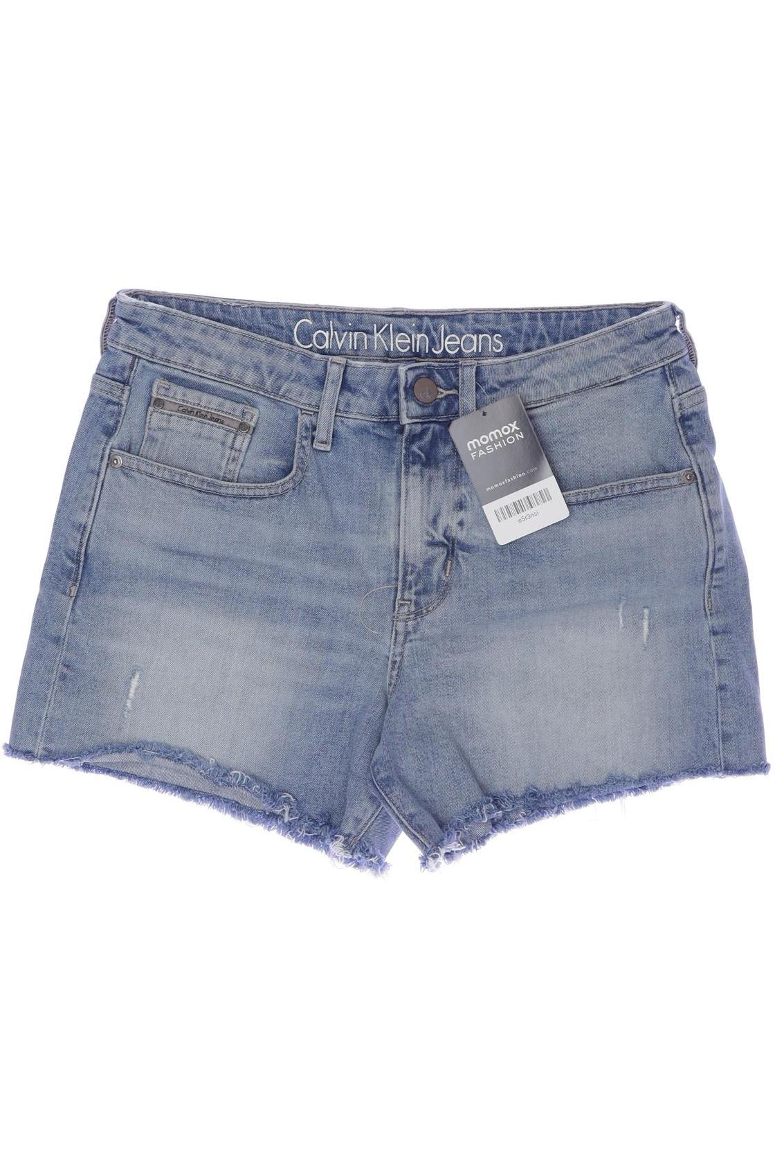 

Calvin Klein Jeans Damen Shorts, blau, Gr. 27