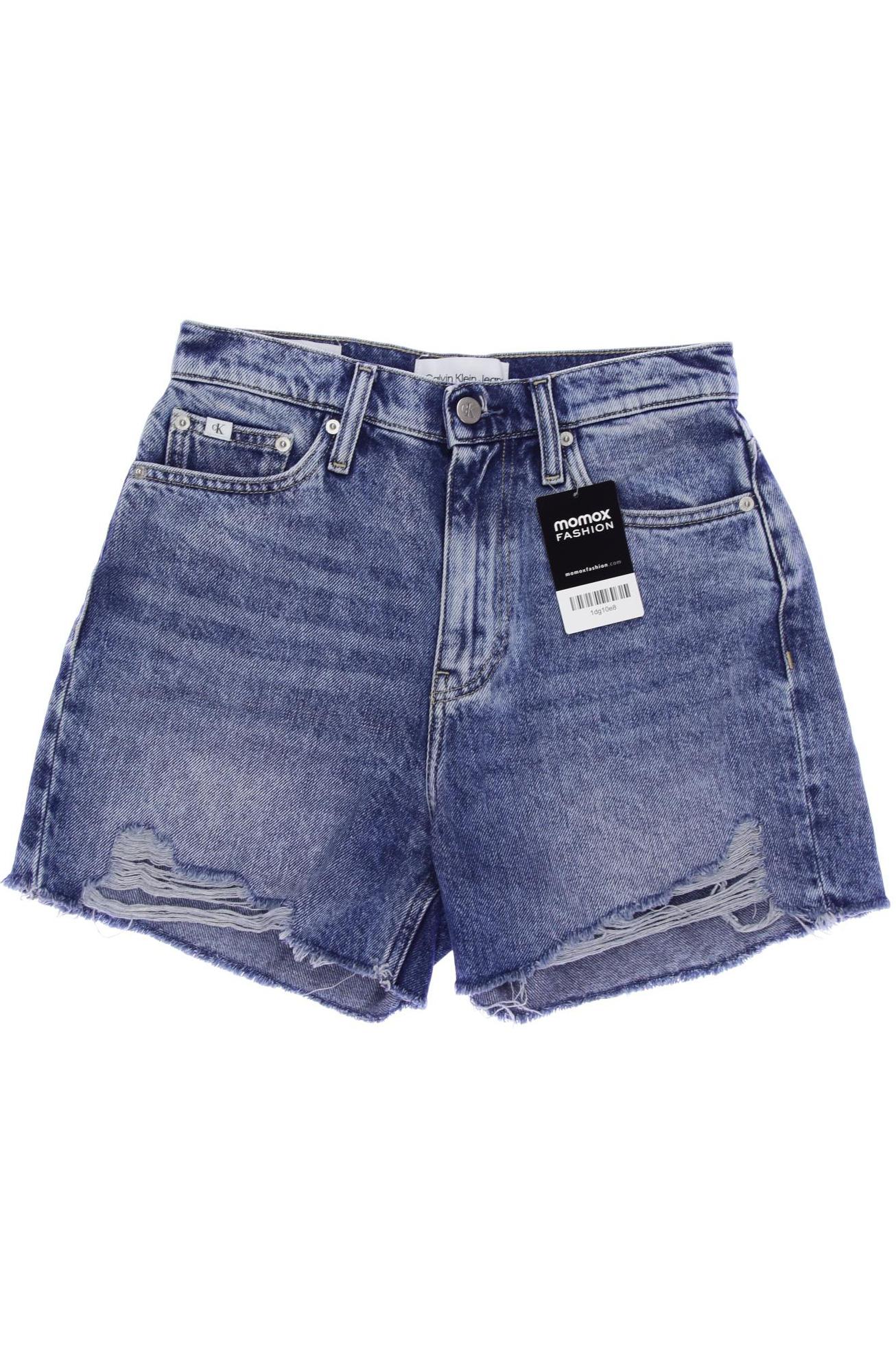 

Calvin Klein Jeans Damen Shorts, blau, Gr. 26