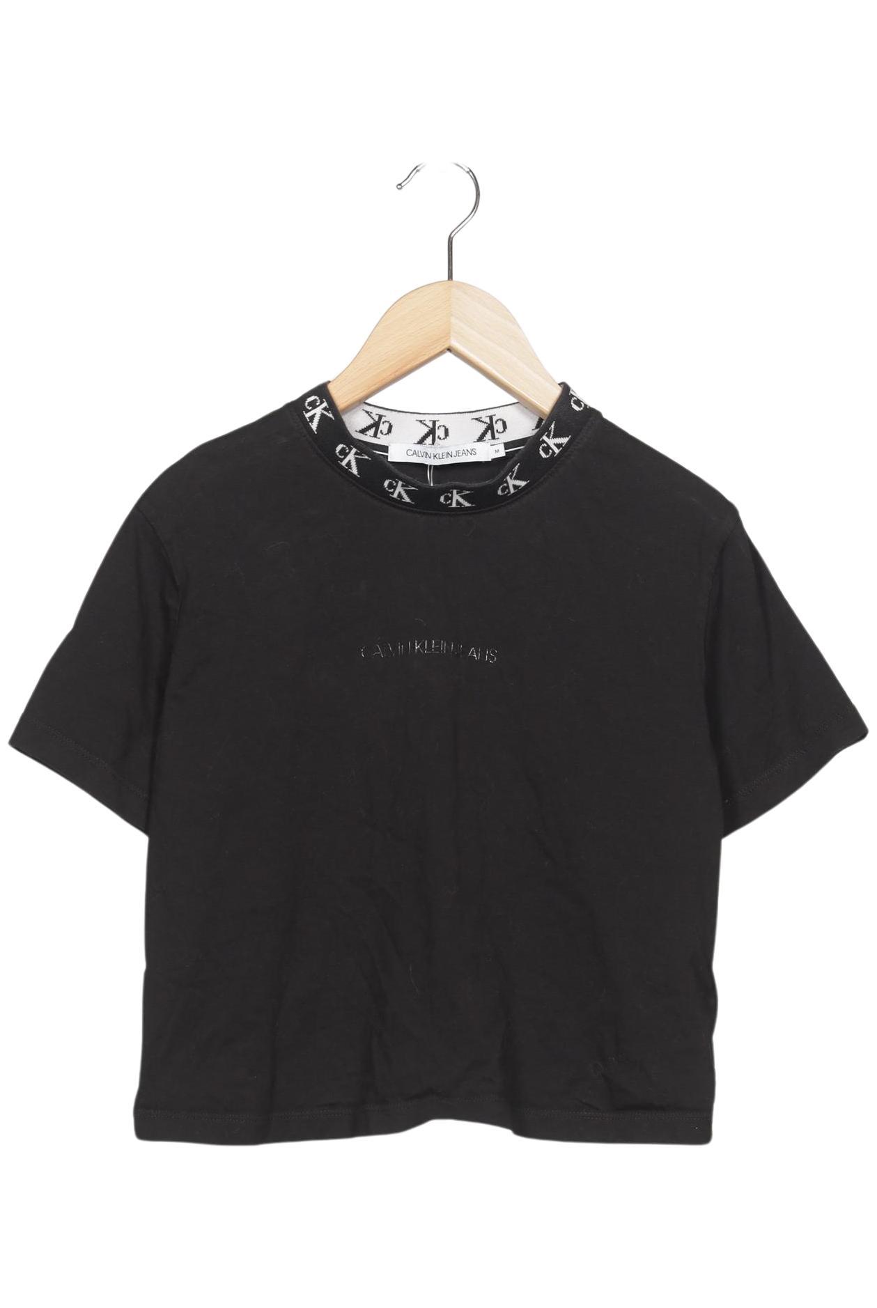 

Calvin Klein Jeans Damen T-Shirt, schwarz, Gr. 38