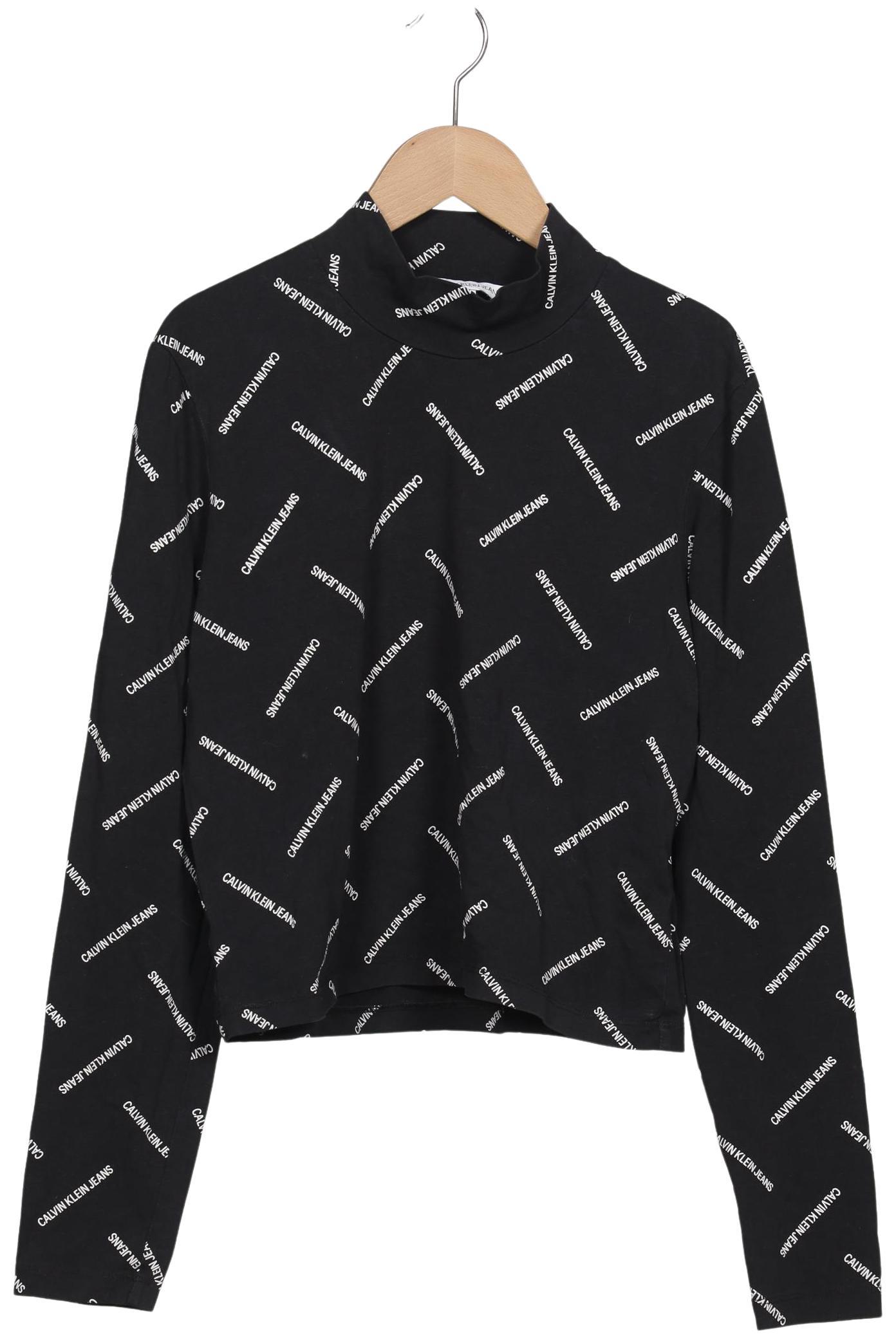 

Calvin Klein Jeans Damen Langarmshirt, schwarz, Gr. 42