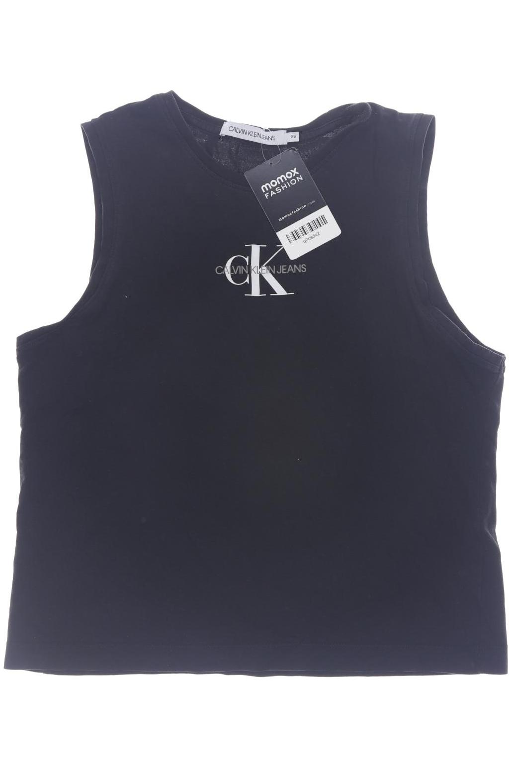 

Calvin Klein Jeans Damen Top, schwarz, Gr. 34