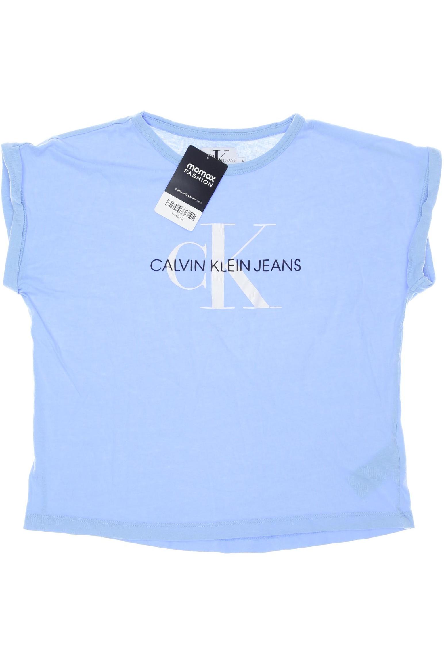 

Calvin Klein Jeans Damen T-Shirt, blau, Gr. 152
