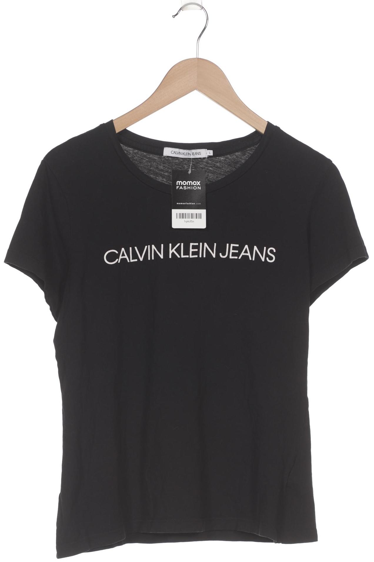 

Calvin Klein Jeans Damen T-Shirt, schwarz, Gr. 42