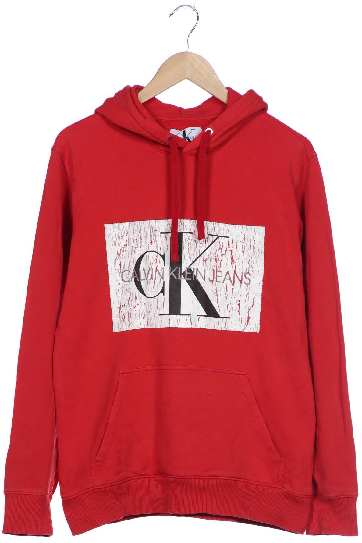 

Calvin Klein Jeans Herren Kapuzenpullover, rot, Gr. 52