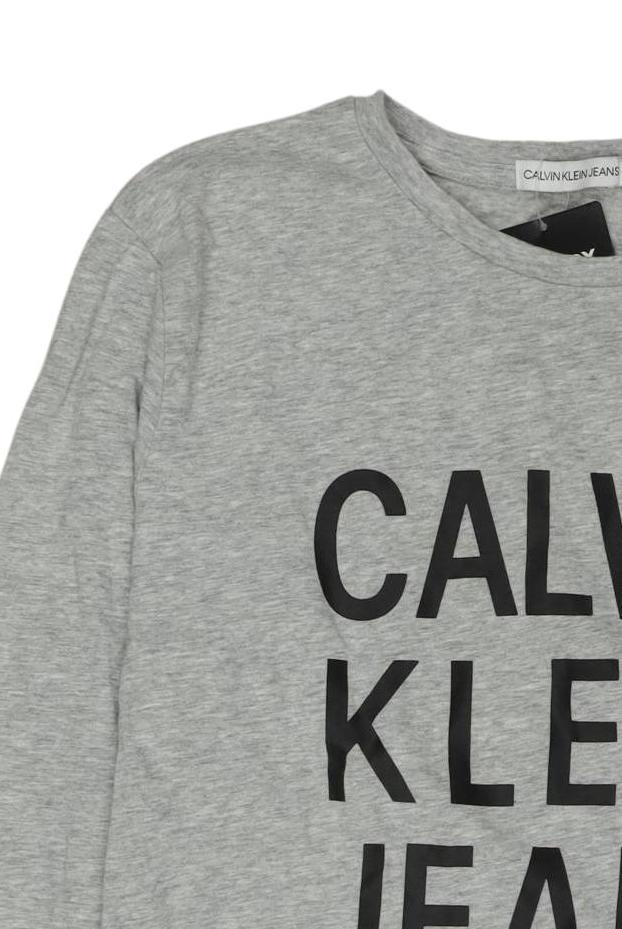 Thumbnail - Calvin Klein Jeans Mädchen Langarmshirt, grau, Gr. 164