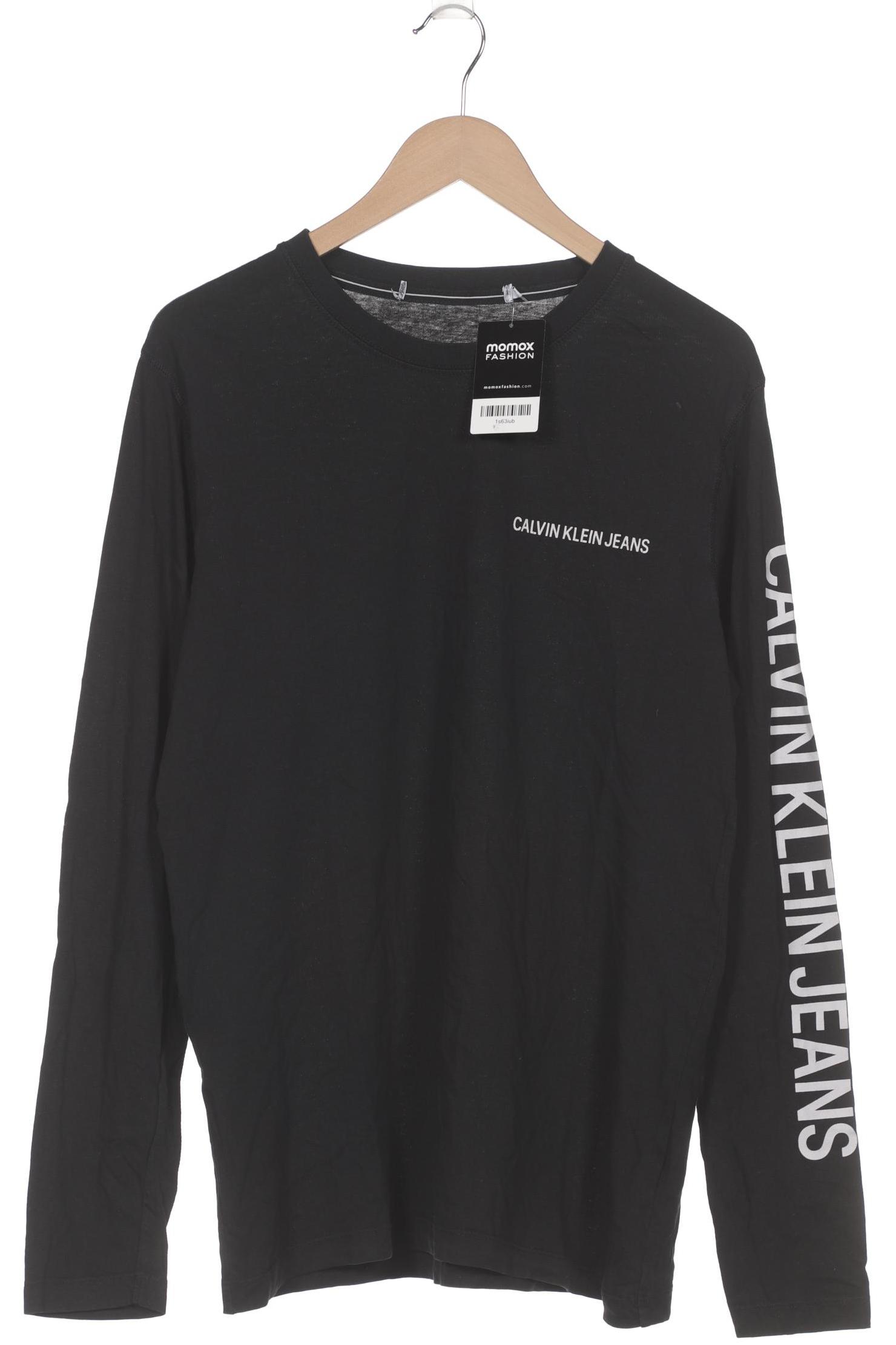 

Calvin Klein Jeans Herren Langarmshirt, schwarz, Gr. 52