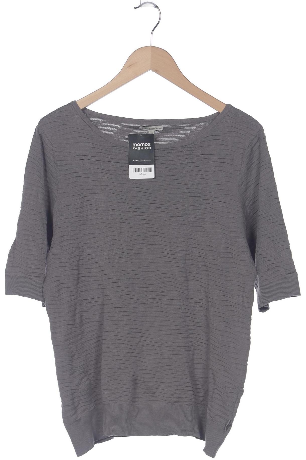 

Calvin Klein Jeans Damen T-Shirt, grau, Gr. 44