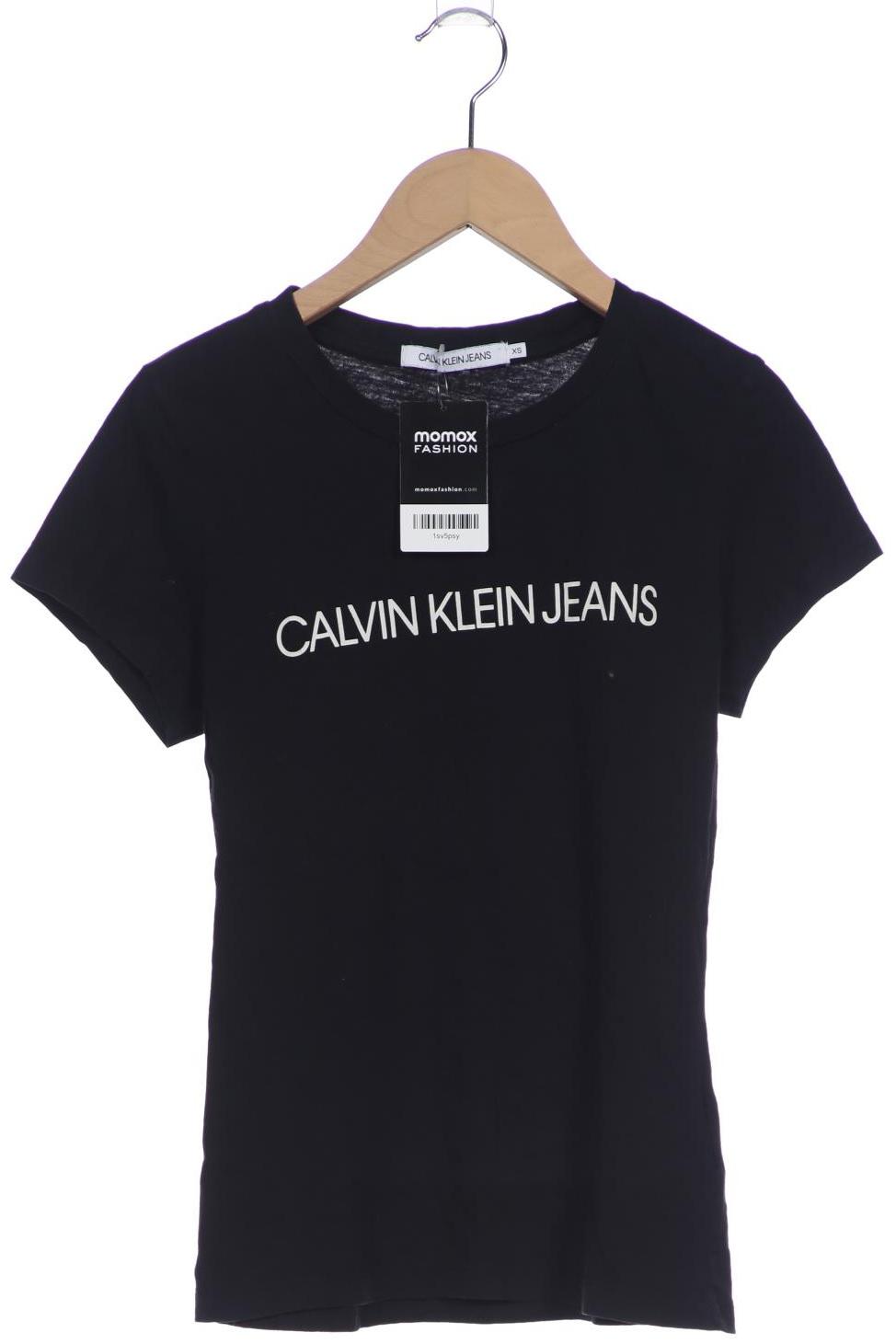 

Calvin Klein Jeans Damen T-Shirt, schwarz, Gr. 34
