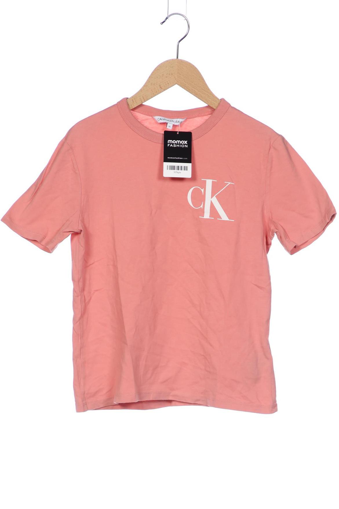 

Calvin Klein Jeans Damen T-Shirt, pink, Gr. 34