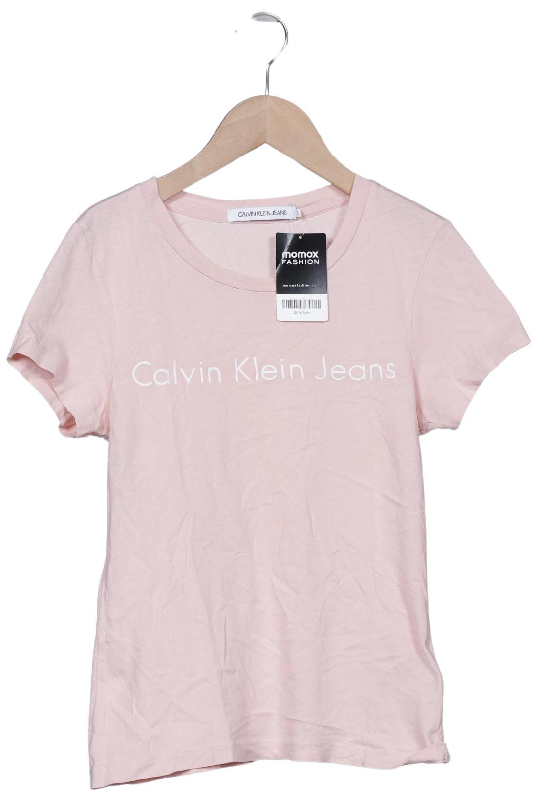 

Calvin Klein Jeans Damen T-Shirt, pink, Gr. 34