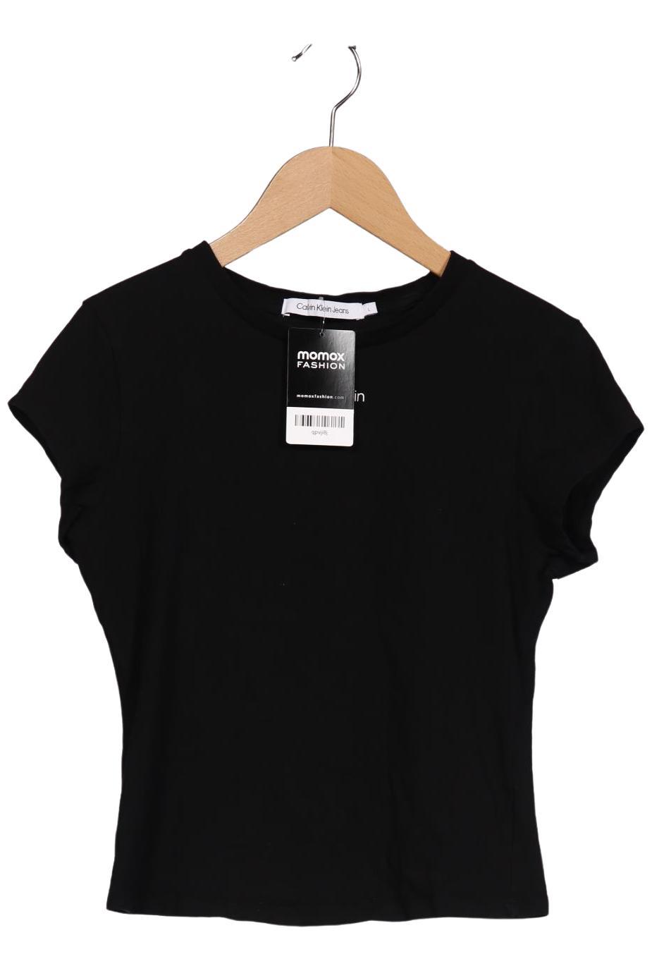 

Calvin Klein Jeans Damen T-Shirt, schwarz, Gr. 42
