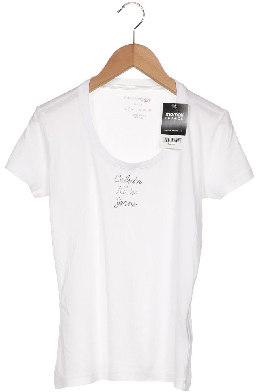 

Calvin Klein Jeans Damen T-Shirt, weiß