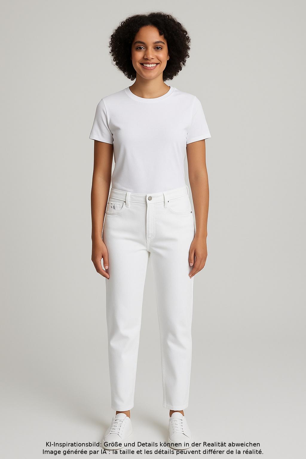 

Calvin Klein Jeans Damen Jeans, weiß, Gr. 30