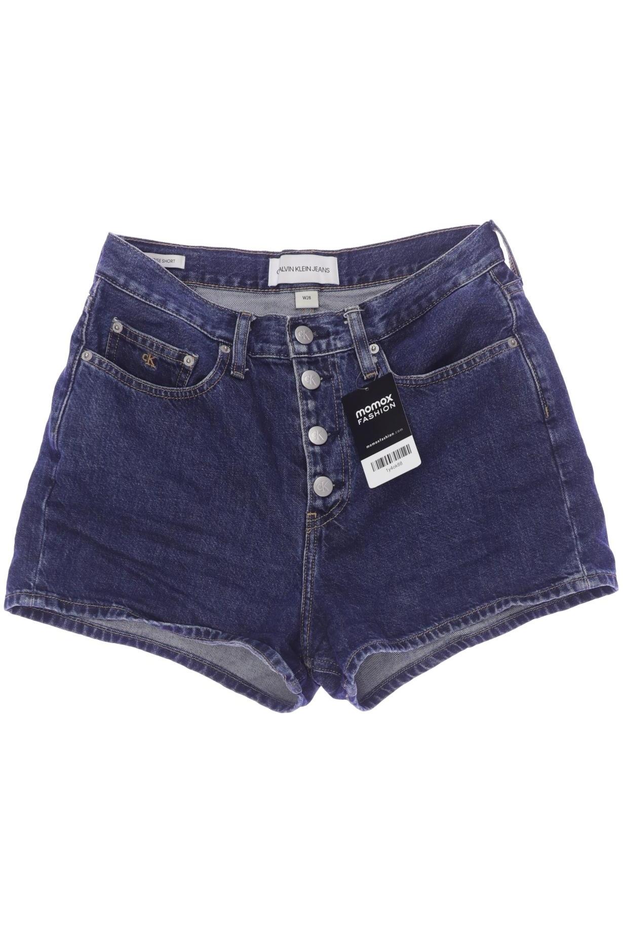 

Calvin Klein Jeans Damen Shorts, blau, Gr. 28