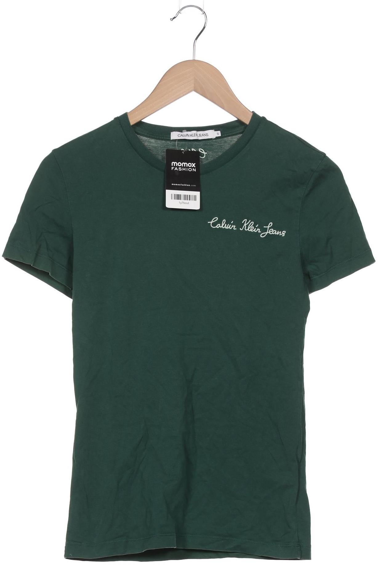

Calvin Klein Jeans Damen T-Shirt, grün, Gr. 36