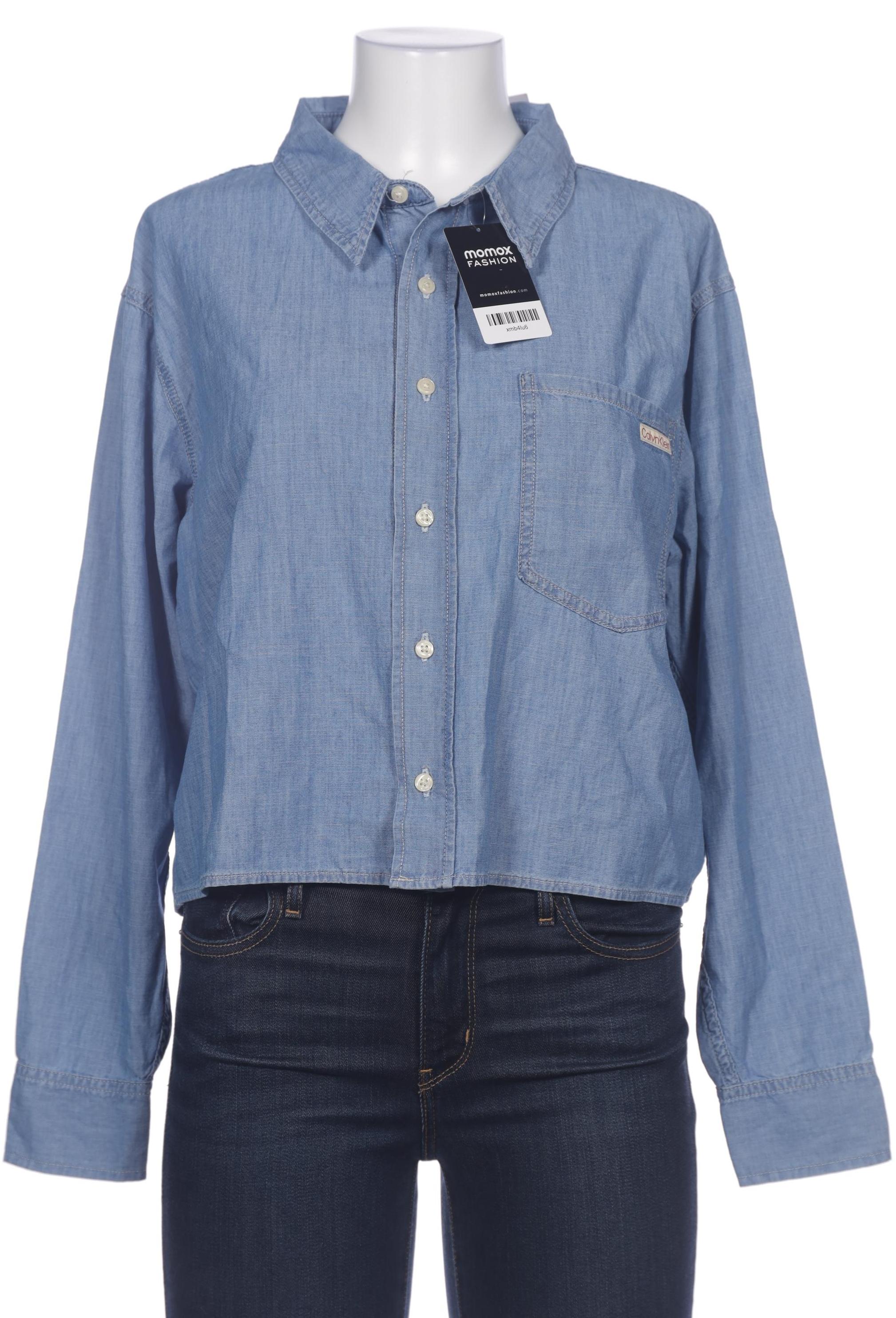 

Calvin Klein Jeans Damen Bluse, blau, Gr. 42