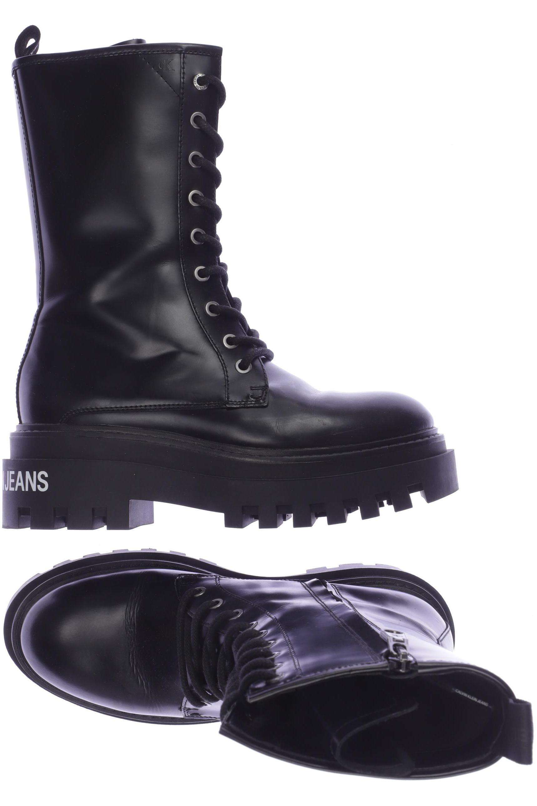 

Calvin Klein Jeans Damen Stiefelette, schwarz