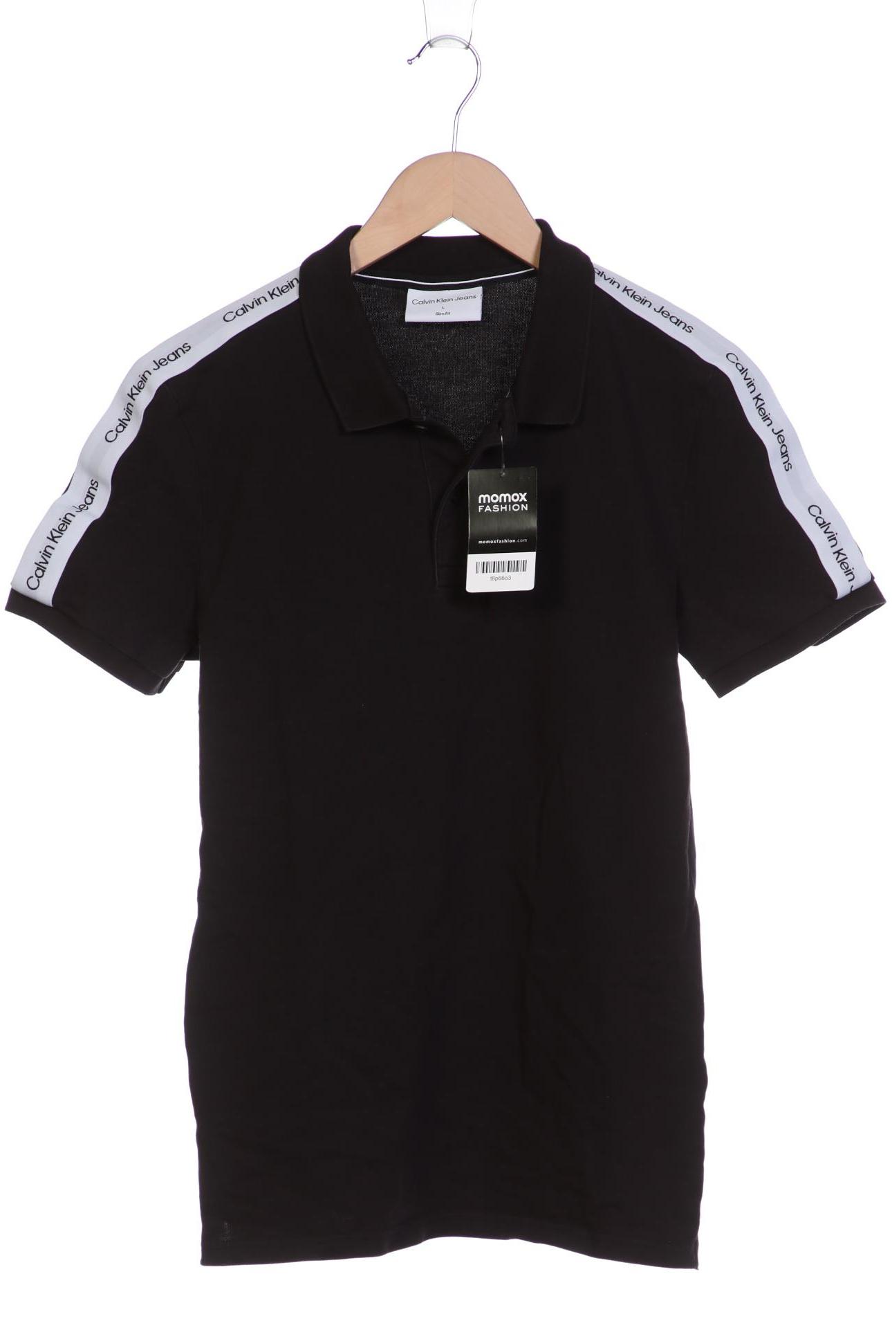 

Calvin Klein Jeans Herren Poloshirt, schwarz, Gr. 52