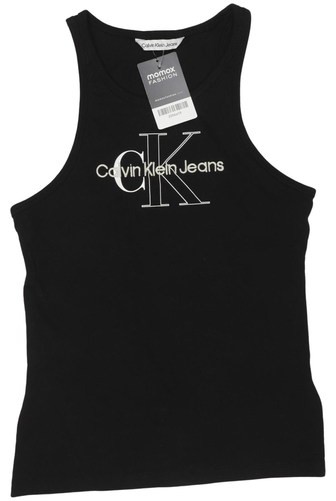 

Calvin Klein Jeans Damen Top, schwarz, Gr. 30