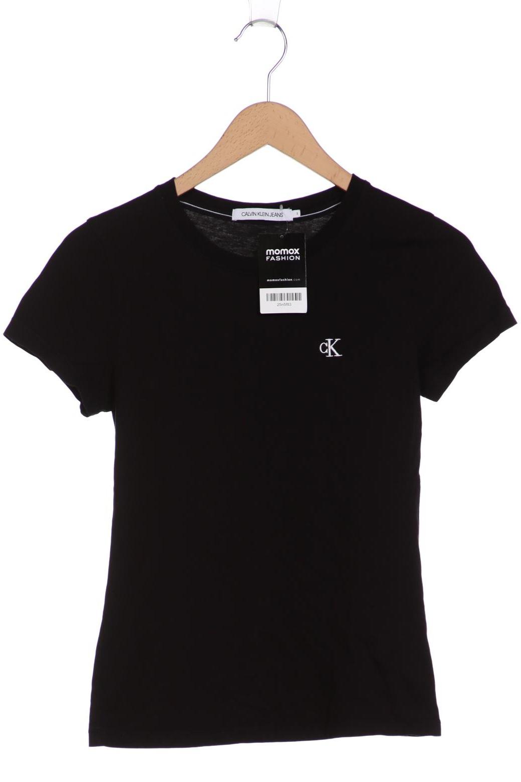 

Calvin Klein Jeans Damen T-Shirt, schwarz, Gr. 36