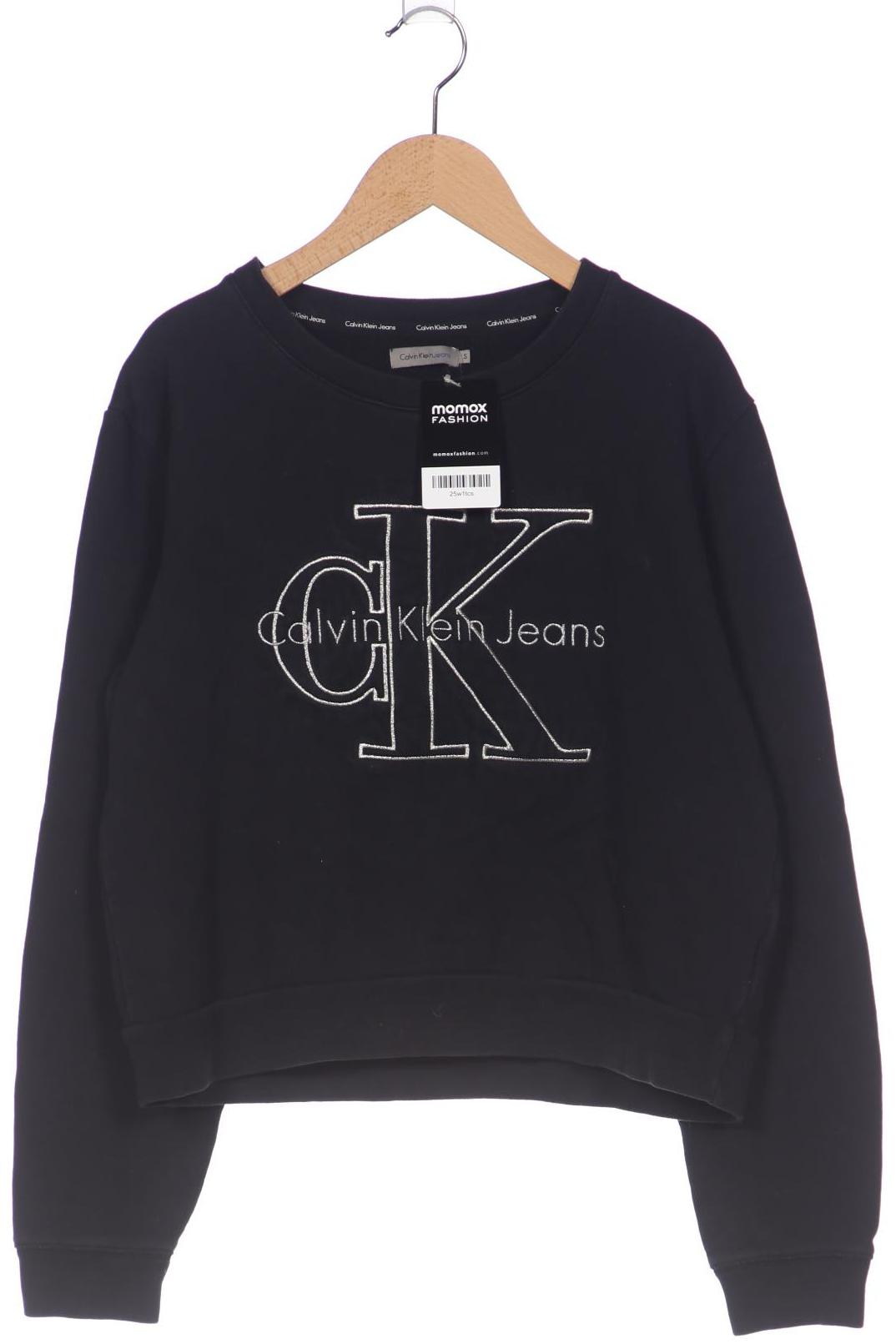 

Calvin Klein Jeans Damen Sweatshirt, schwarz, Gr. 36