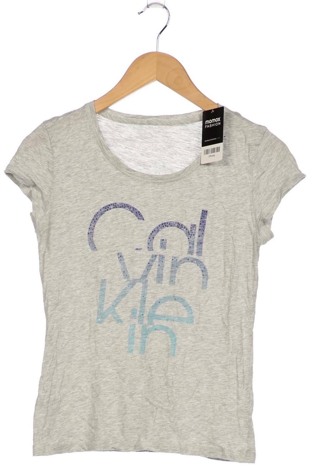

Calvin Klein Jeans Damen T-Shirt, grau, Gr. 38