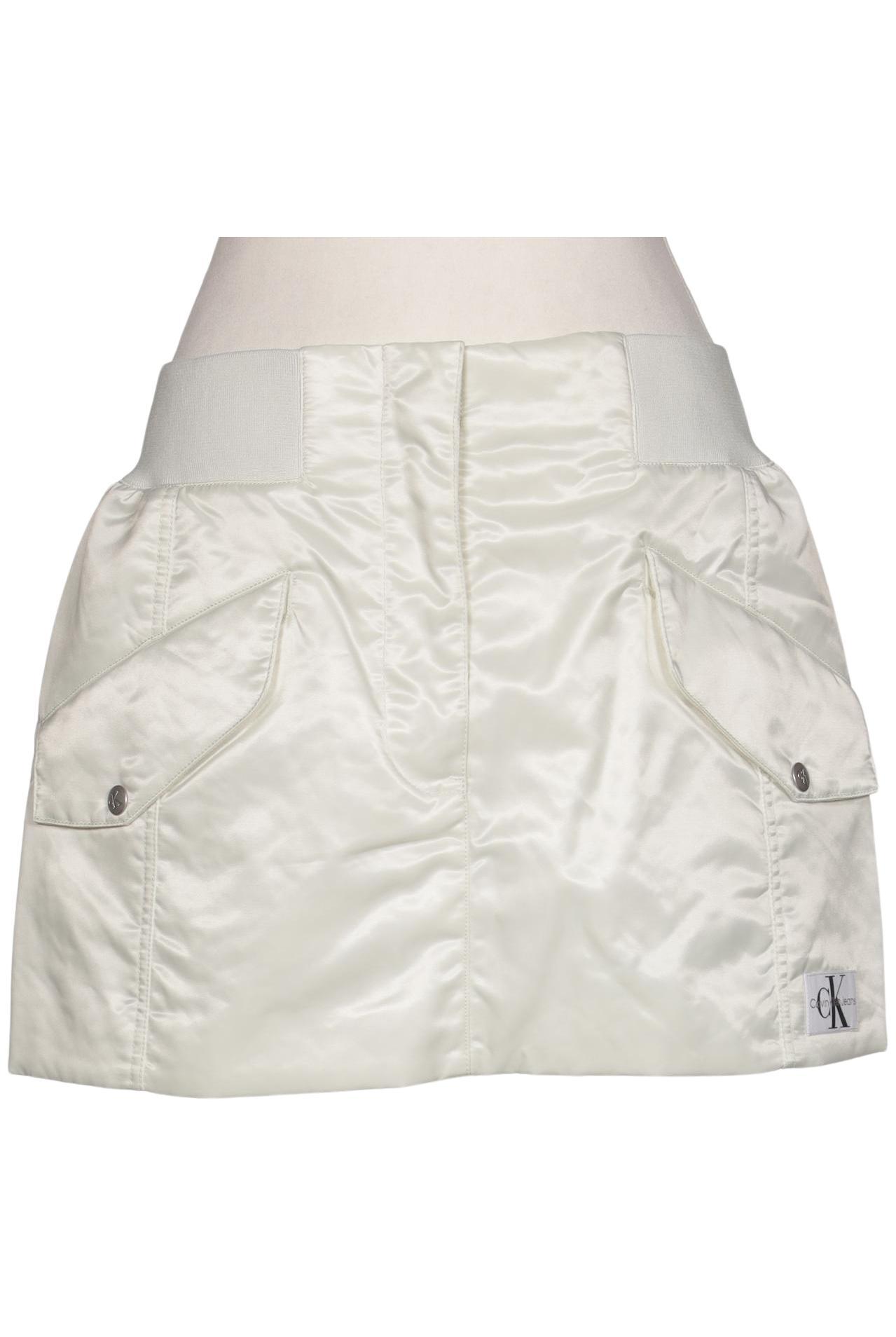 

Calvin Klein Jeans Damen Rock, cremeweiß, Gr. 38