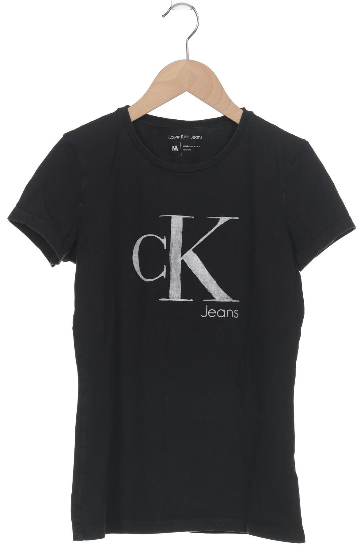 

Calvin Klein Jeans Damen T-Shirt, schwarz, Gr. 38