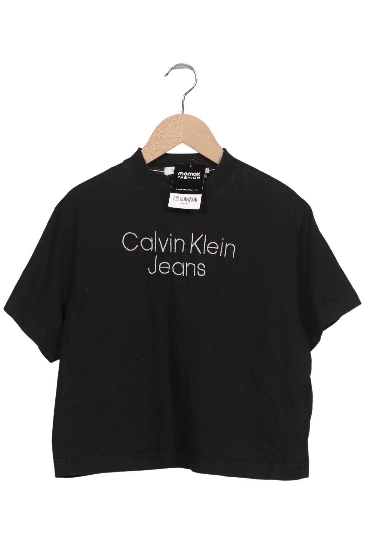 

Calvin Klein Jeans Damen T-Shirt, schwarz, Gr. 36
