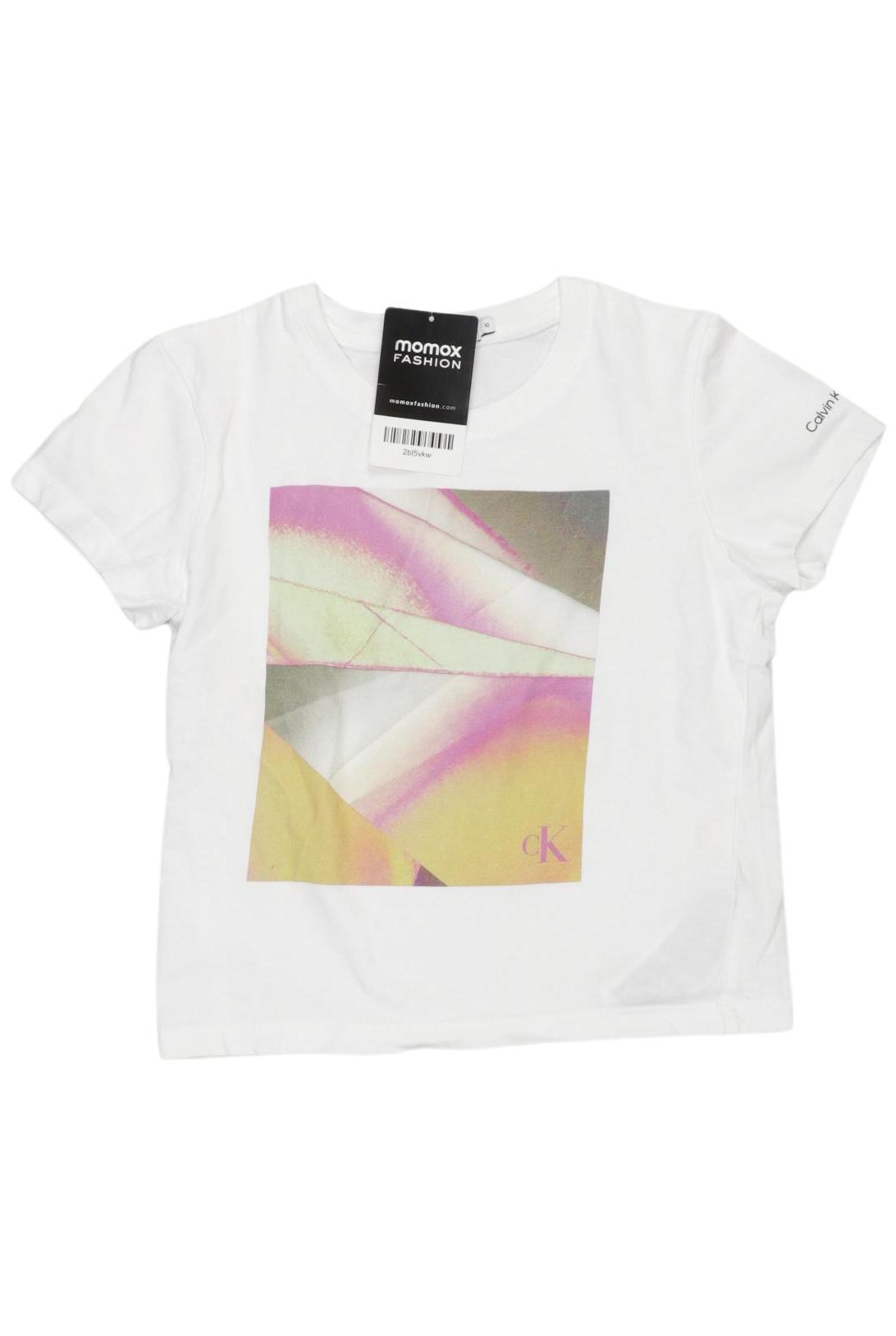 

Calvin Klein Jeans Damen T-Shirt, weiß, Gr. 140