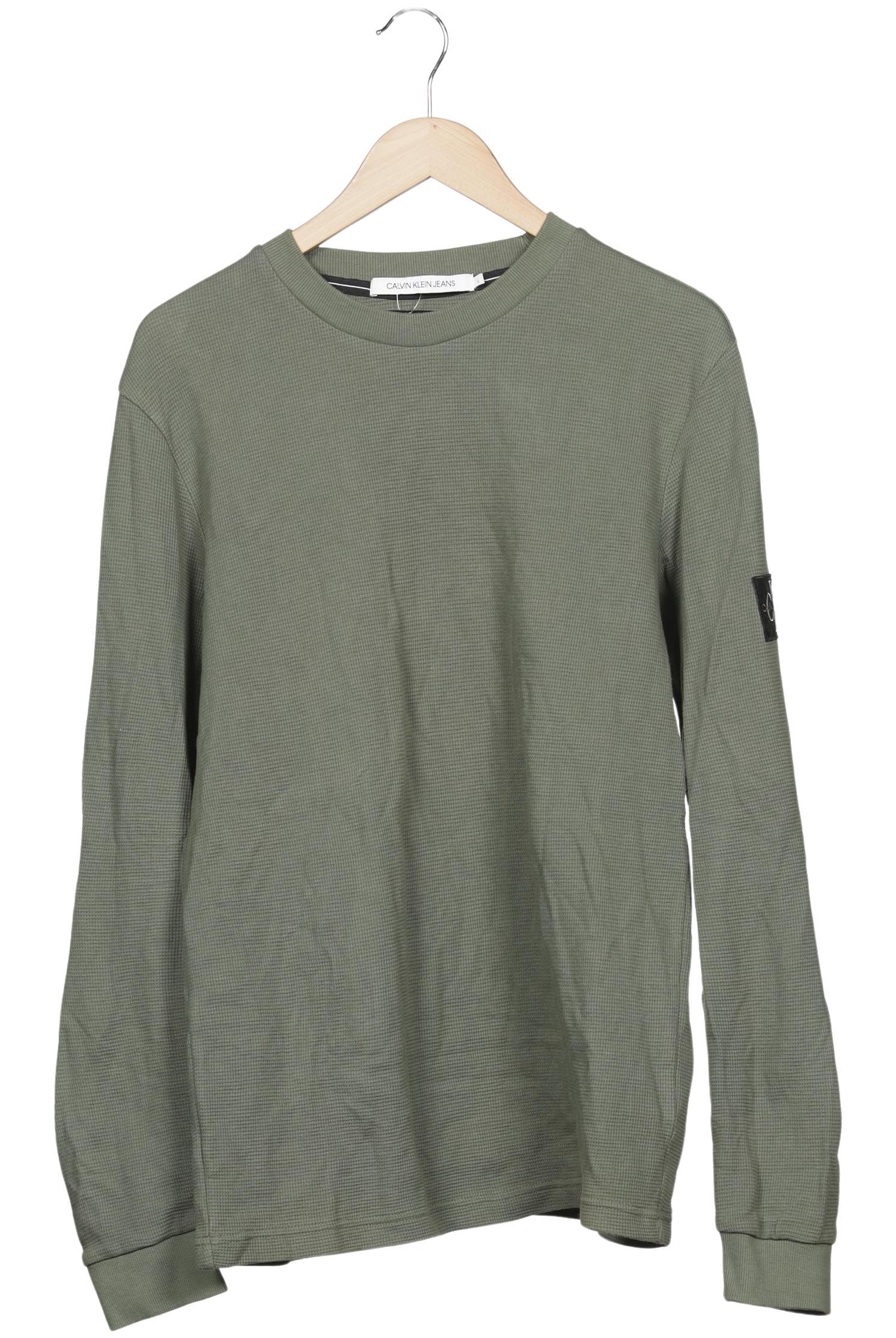 

Calvin Klein Jeans Herren Langarmshirt, grün, Gr. 52