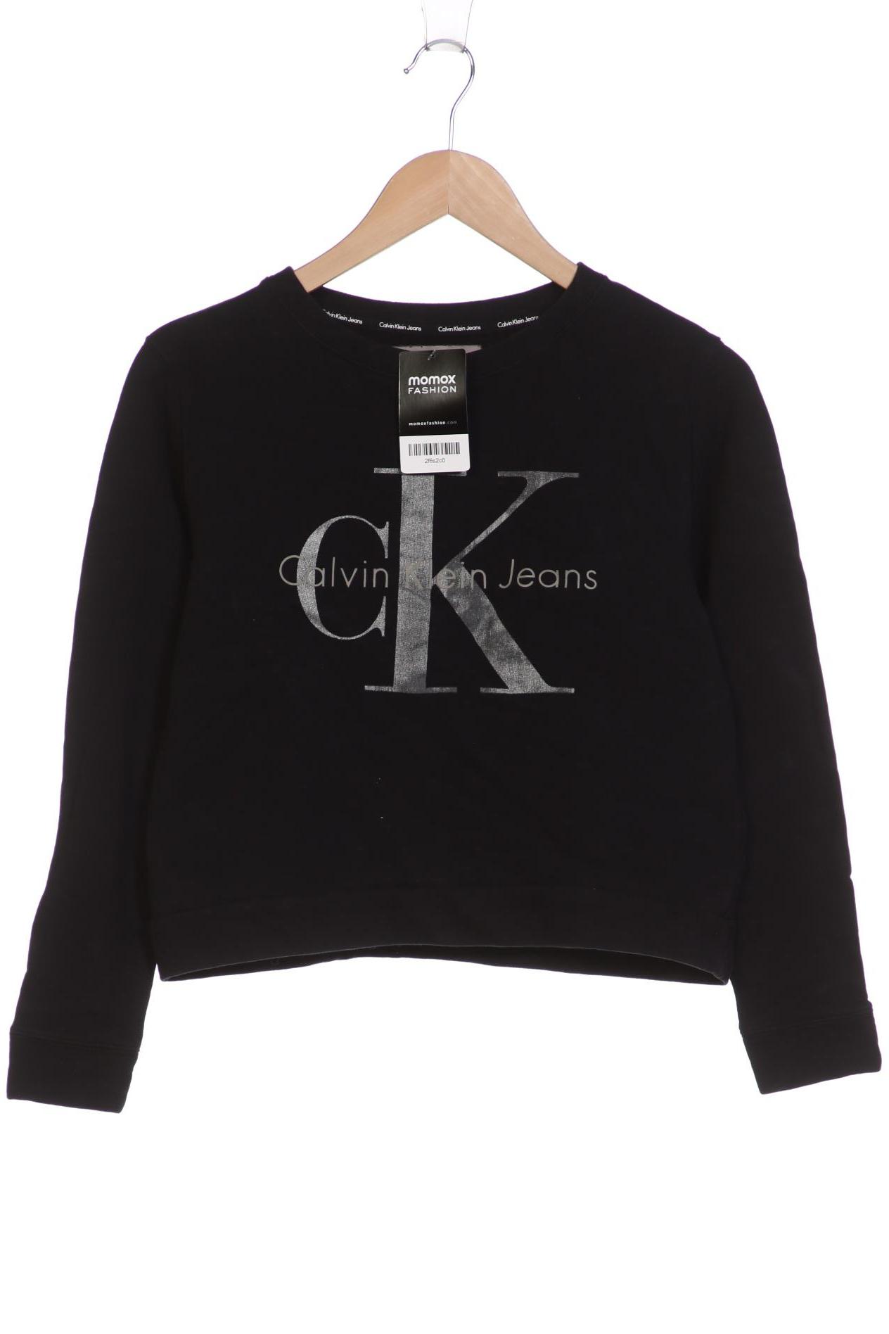

Calvin Klein Jeans Damen Sweatshirt, schwarz, Gr. 34
