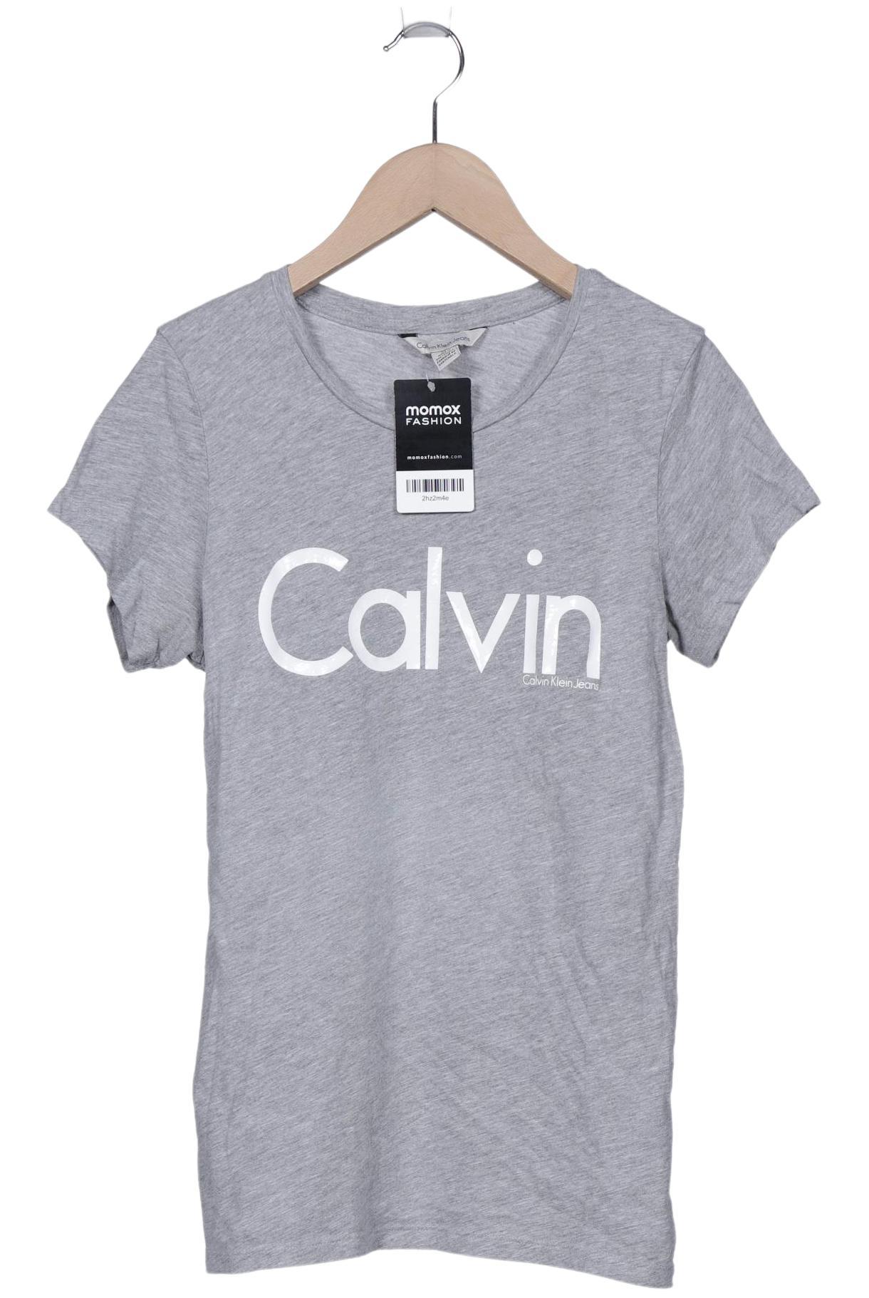 

Calvin Klein Jeans Damen T-Shirt, grau, Gr. 38