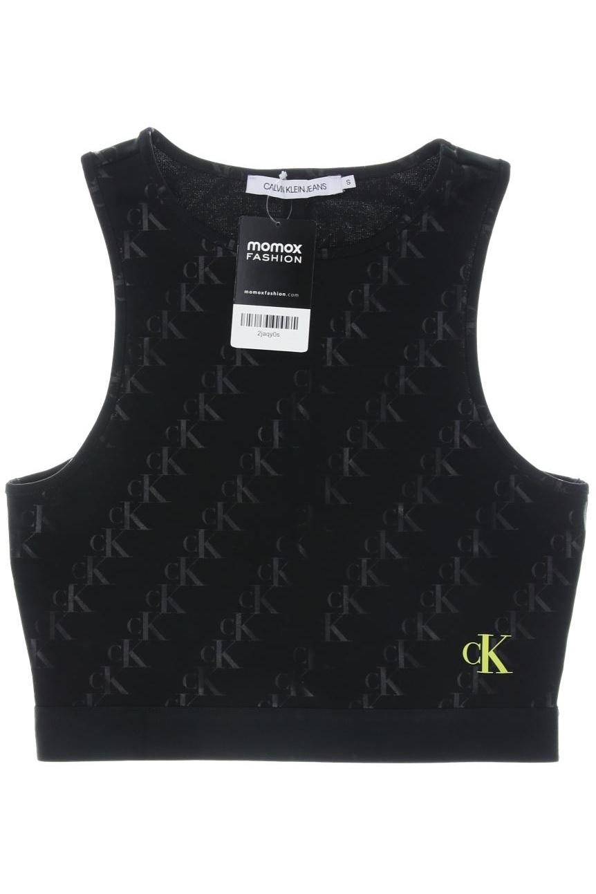 

Calvin Klein Jeans Damen Top, schwarz, Gr. 36