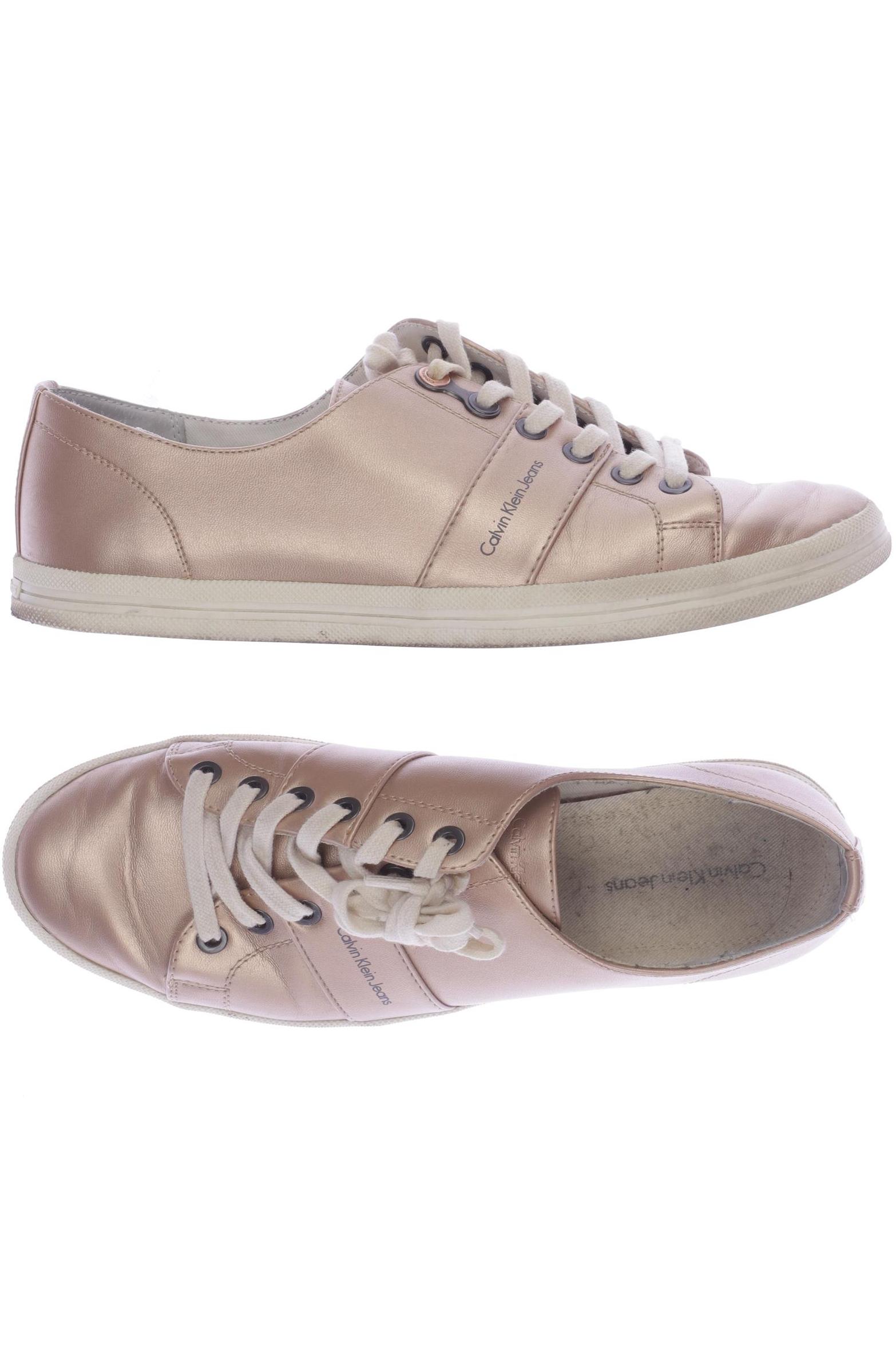 

Calvin Klein Jeans Damen Halbschuh, gold