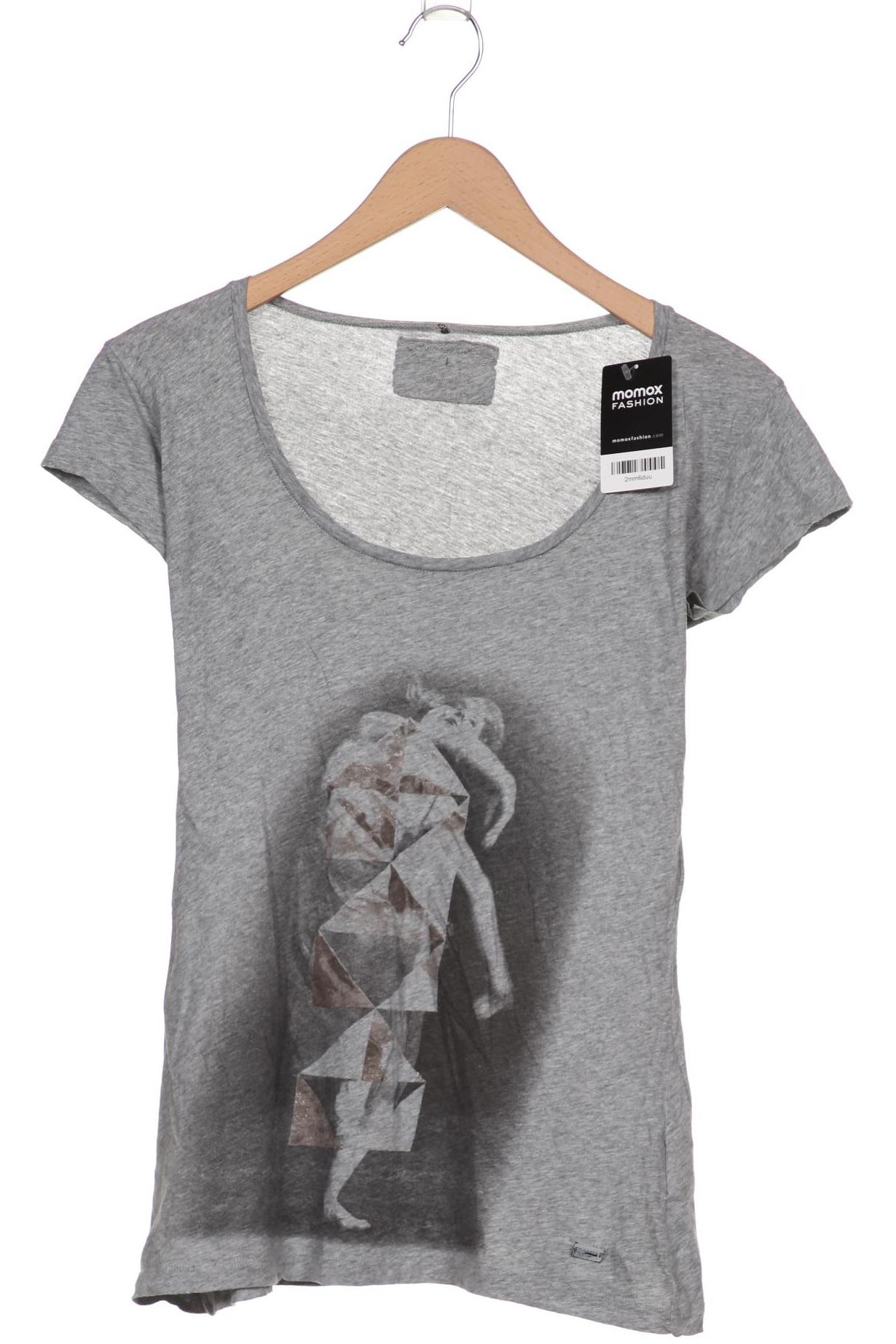 

Calvin Klein Jeans Damen T-Shirt, grau, Gr. 42
