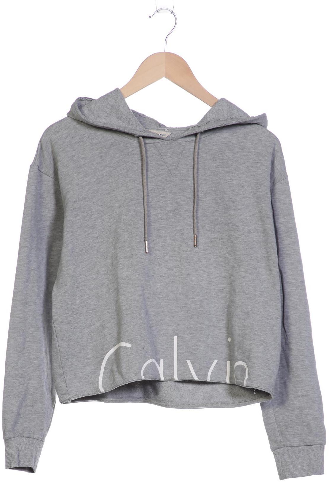 

Calvin Klein Jeans Damen Kapuzenpullover, grau
