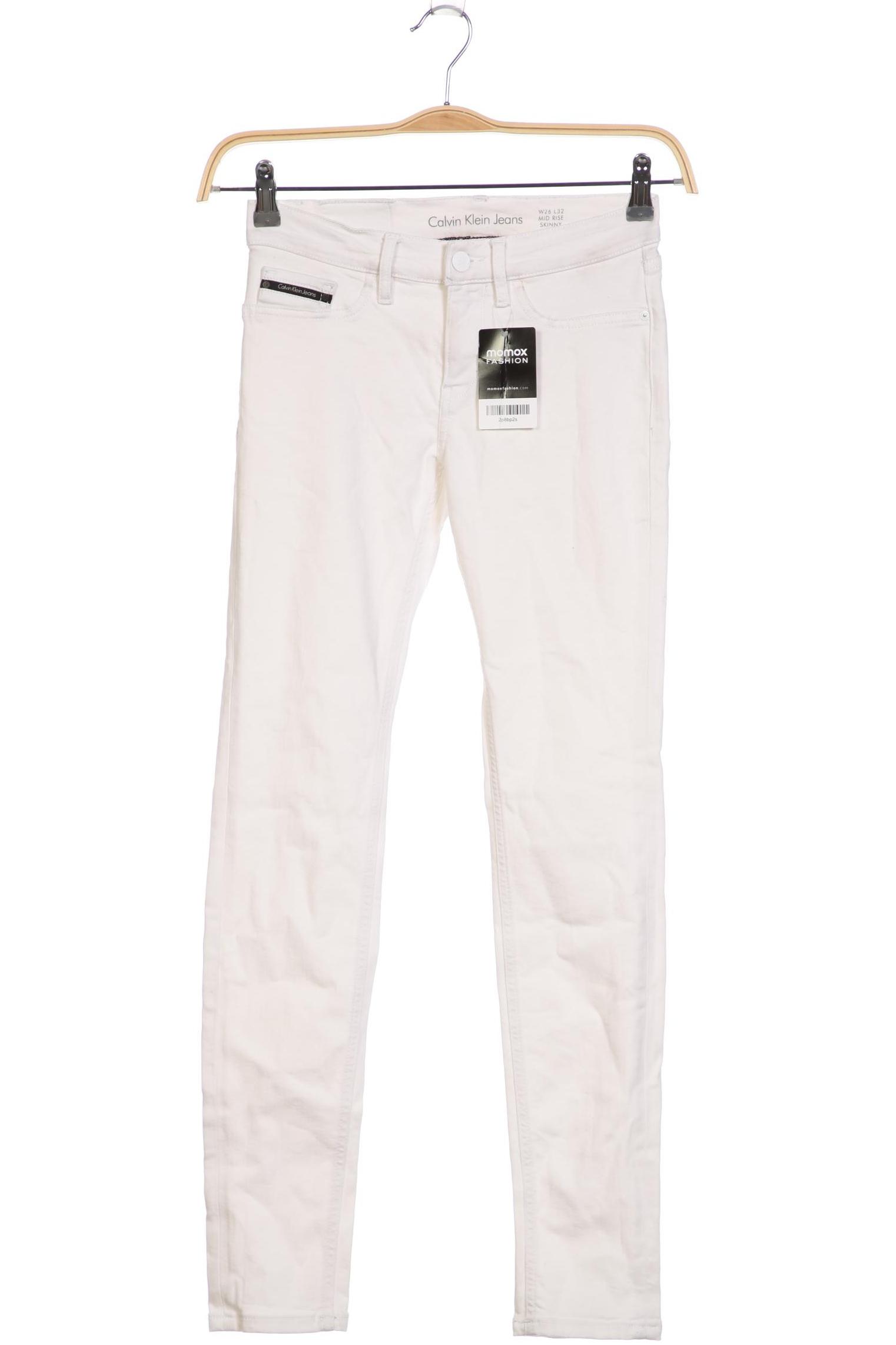 

Calvin Klein Jeans Damen Jeans, weiß, Gr. 26