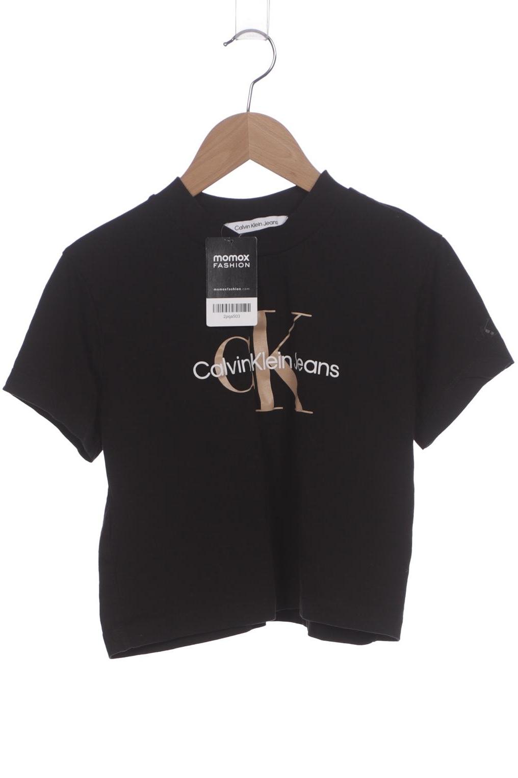 

Calvin Klein Jeans Damen T-Shirt, schwarz, Gr. 36