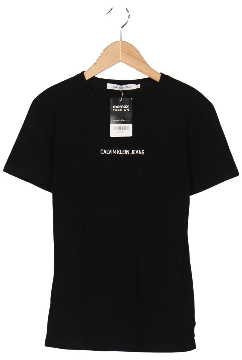 

Calvin Klein Jeans Damen T-Shirt, schwarz, Gr. 36