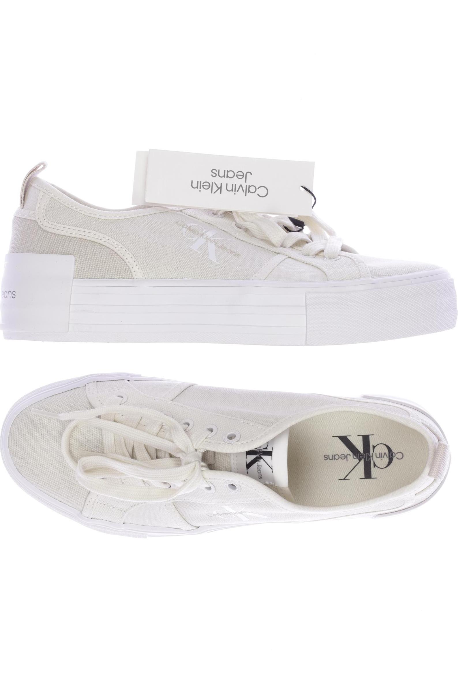 

Calvin Klein Jeans Damen Sneakers, cremeweiß, Gr. 40