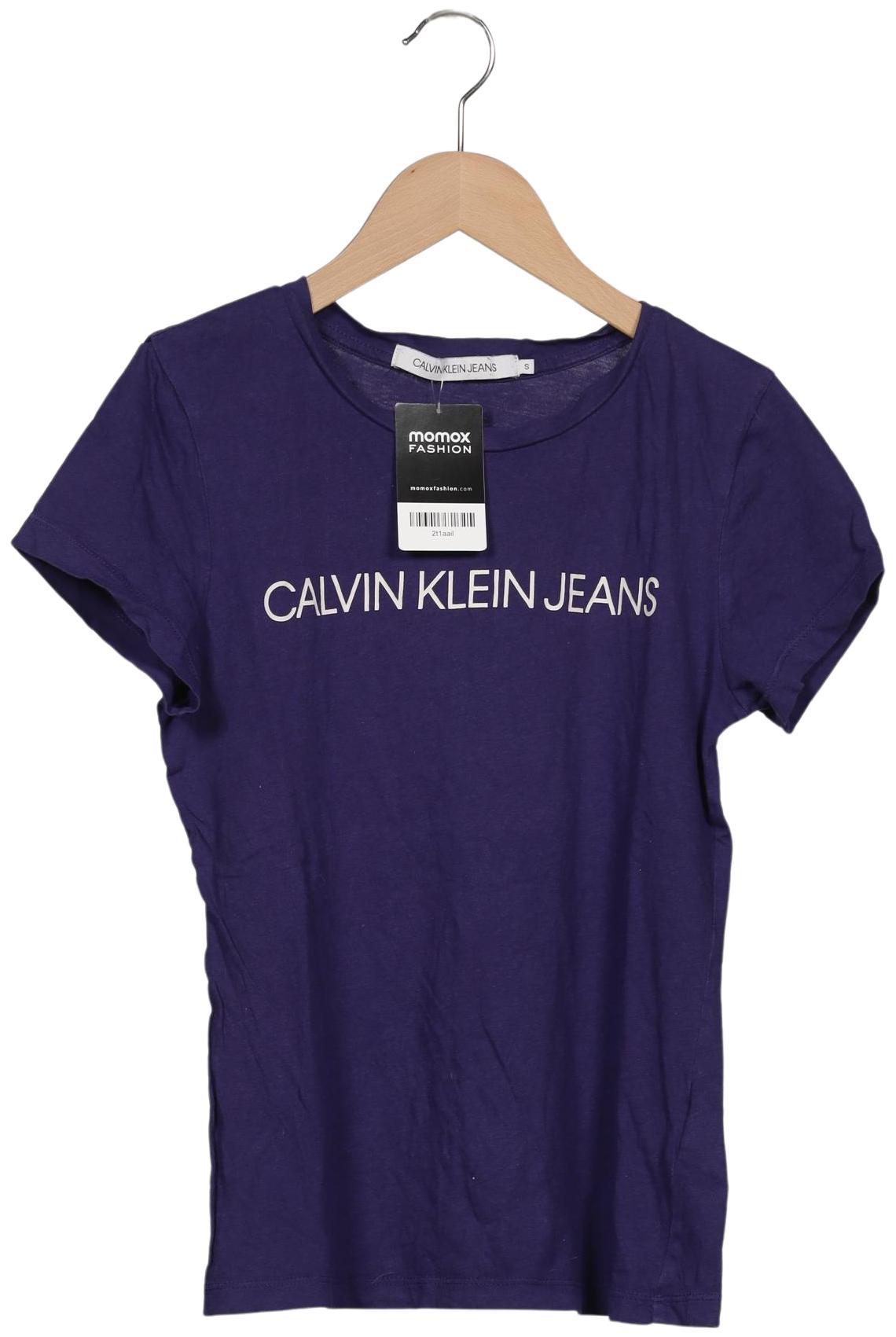 

Calvin Klein Jeans Damen T-Shirt, flieder, Gr. 36
