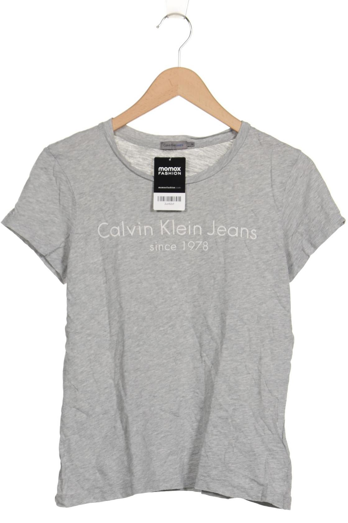 

Calvin Klein Jeans Damen T-Shirt, grau, Gr. 38